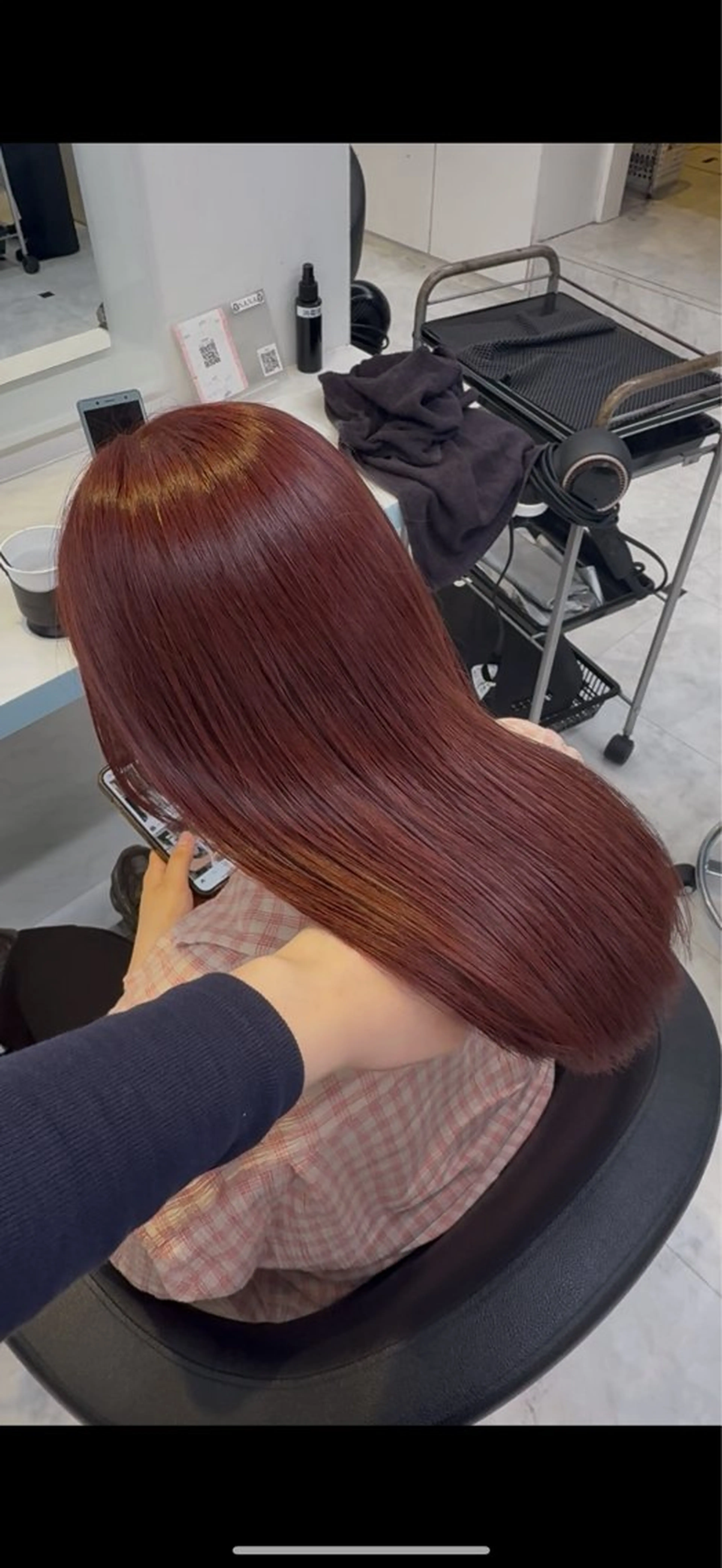 ロング カラー ヘアカラー トリートメント ヘアセット NANA💓韓国ヘア /レイヤー/暖色💓のヘアスタイル