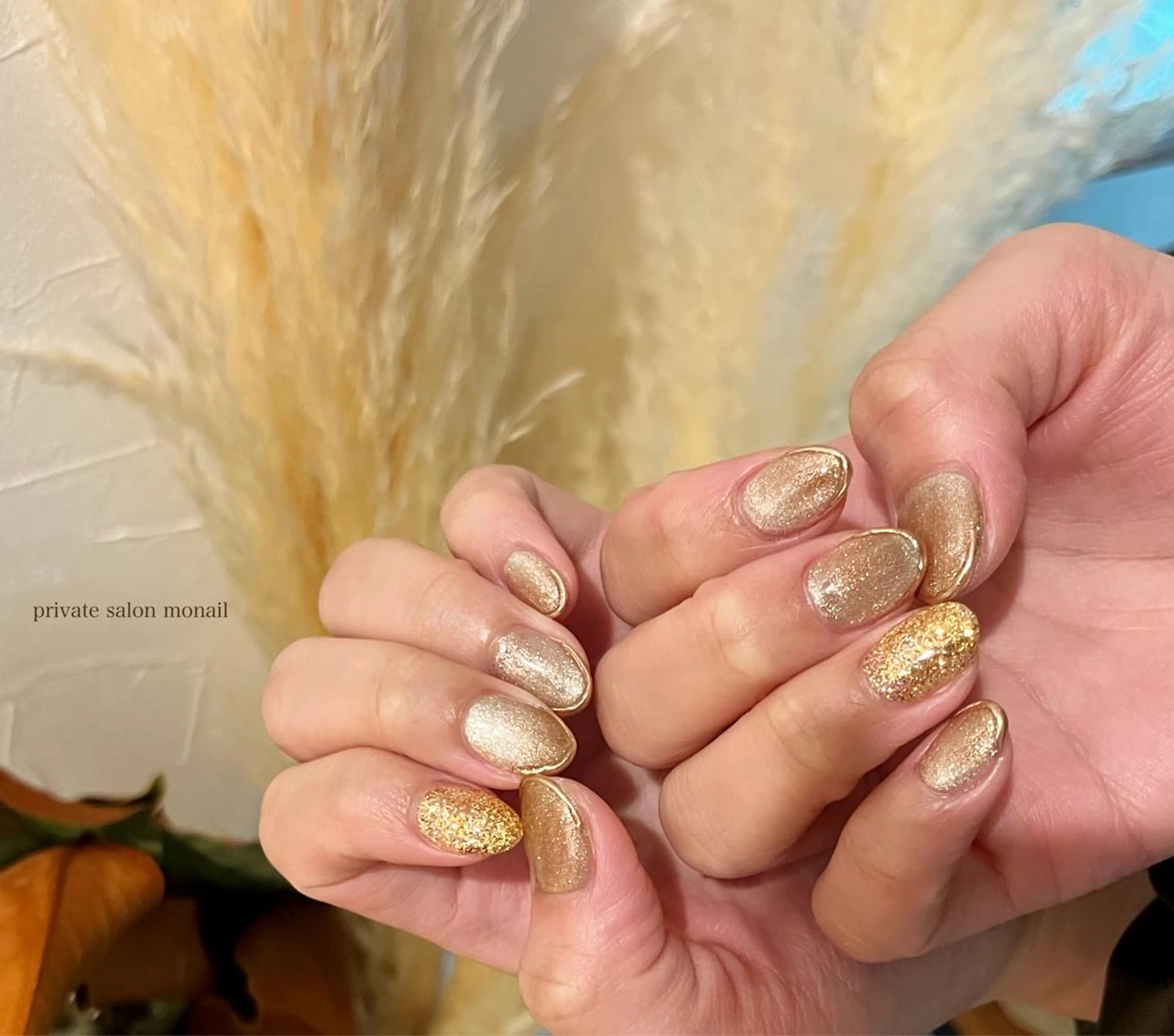 ネイル マグネットネイル ハンドネイル private nail monail所属・nail salon monailのネイルデザイン