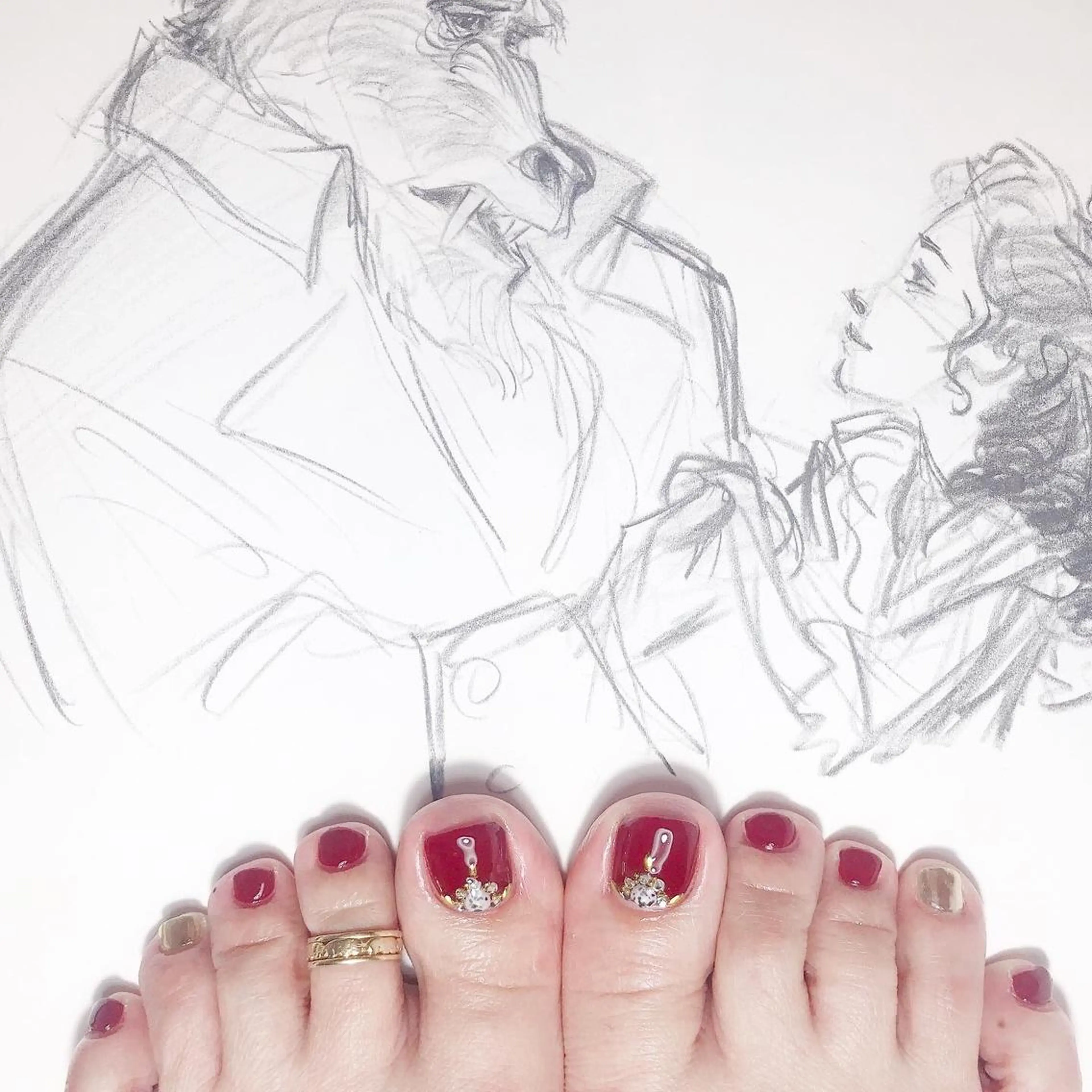 ネイル フットネイル ミラーネイル ストーンネイル owlnail /持込みデザイン専門のネイルデザイン