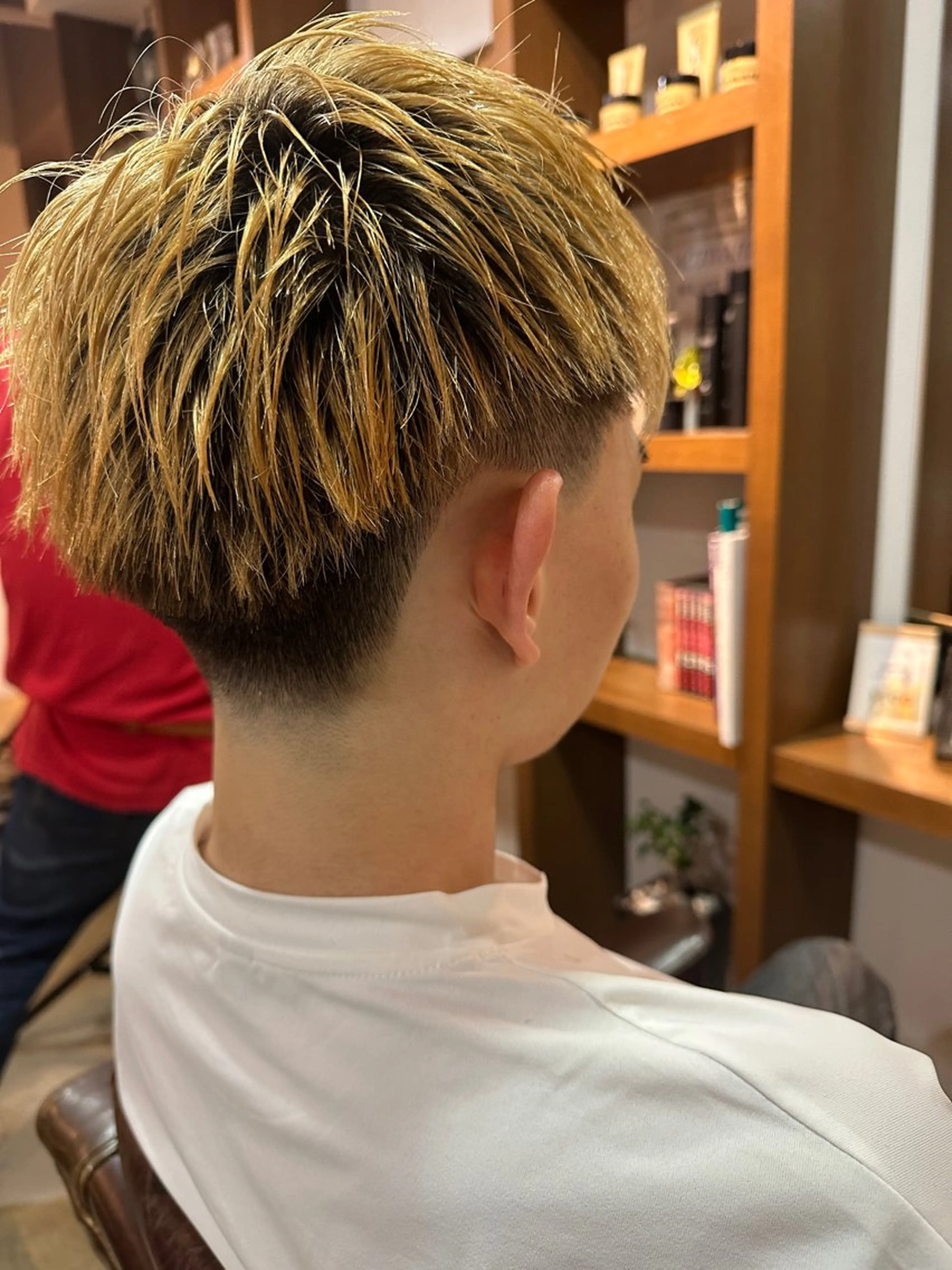 ショート メンズ 濱中 一翔のヘアスタイル