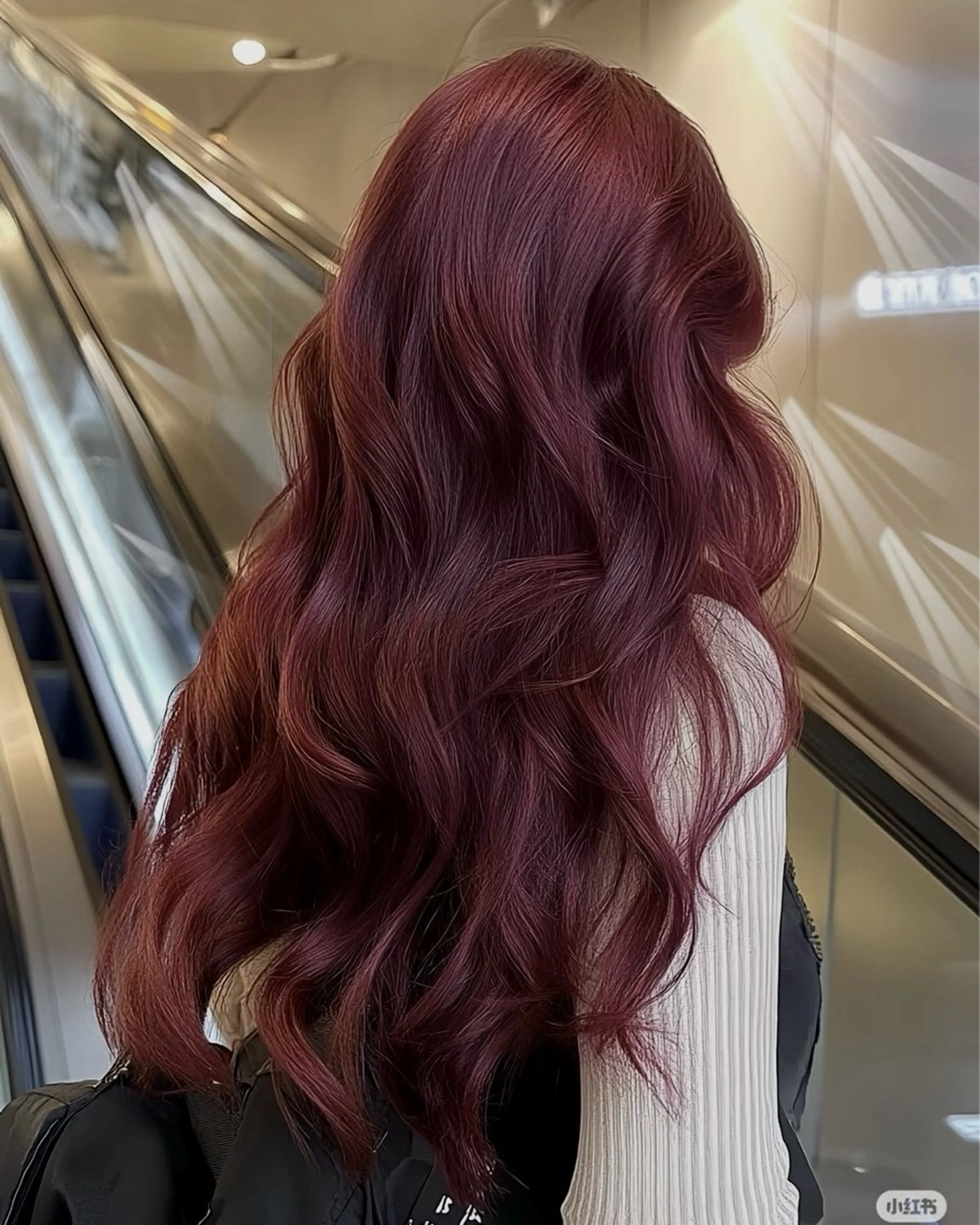 ロング カラー ヘアカラー トリートメント ヘッドスパ 艶モテ・韓国スタイル 🤍りんのヘアスタイル