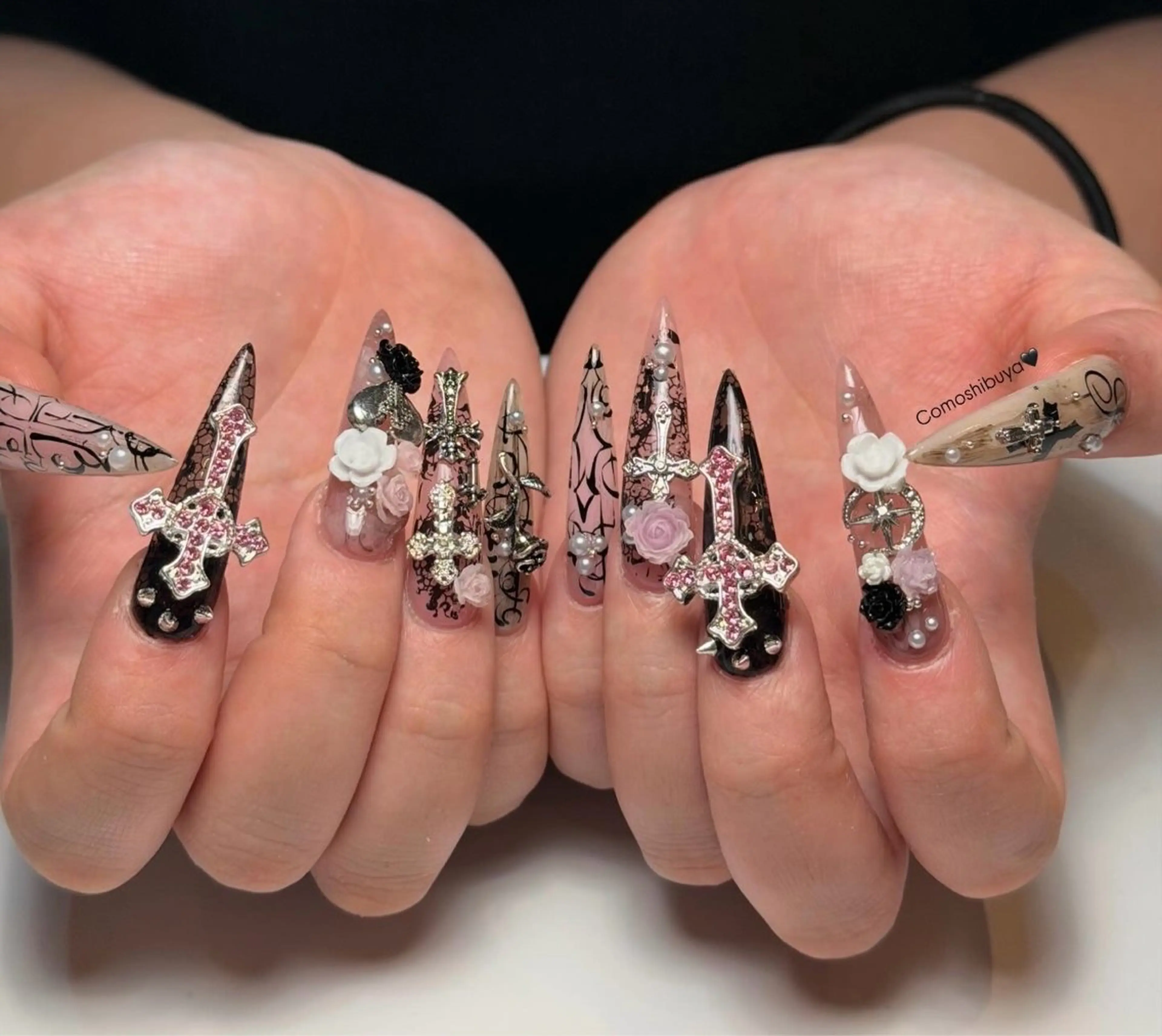 ネイル 韓国ネイル シンプルネイル ワンホンネイル ハンドネイル CoMo Nailのネイルデザイン