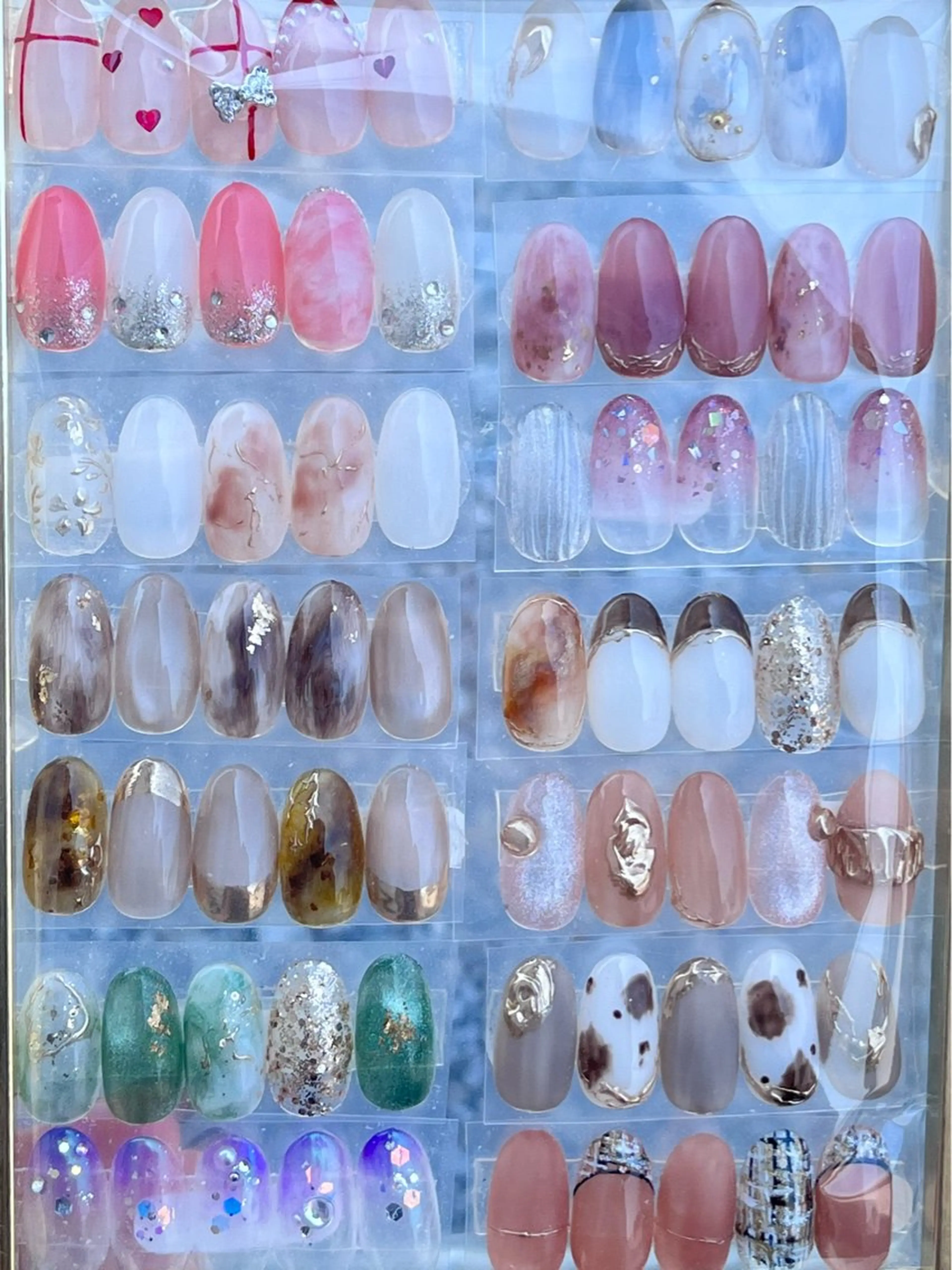 【オフなし】長持ちフィルイン／デザインコース※サンプルの中からお好きなものをお選びいただけます。の写真