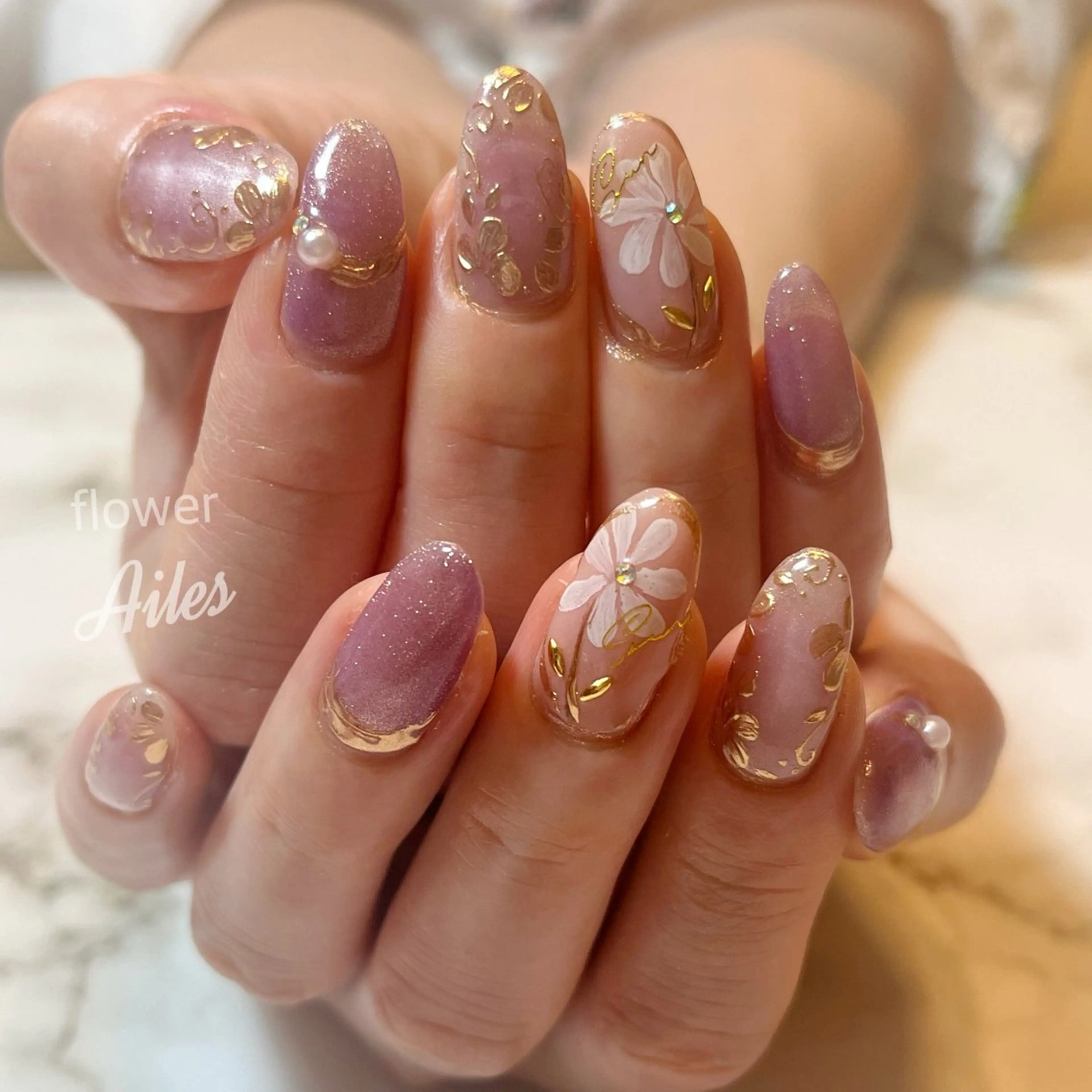 ネイル ハンドネイル Ailes mayumiのネイルデザイン