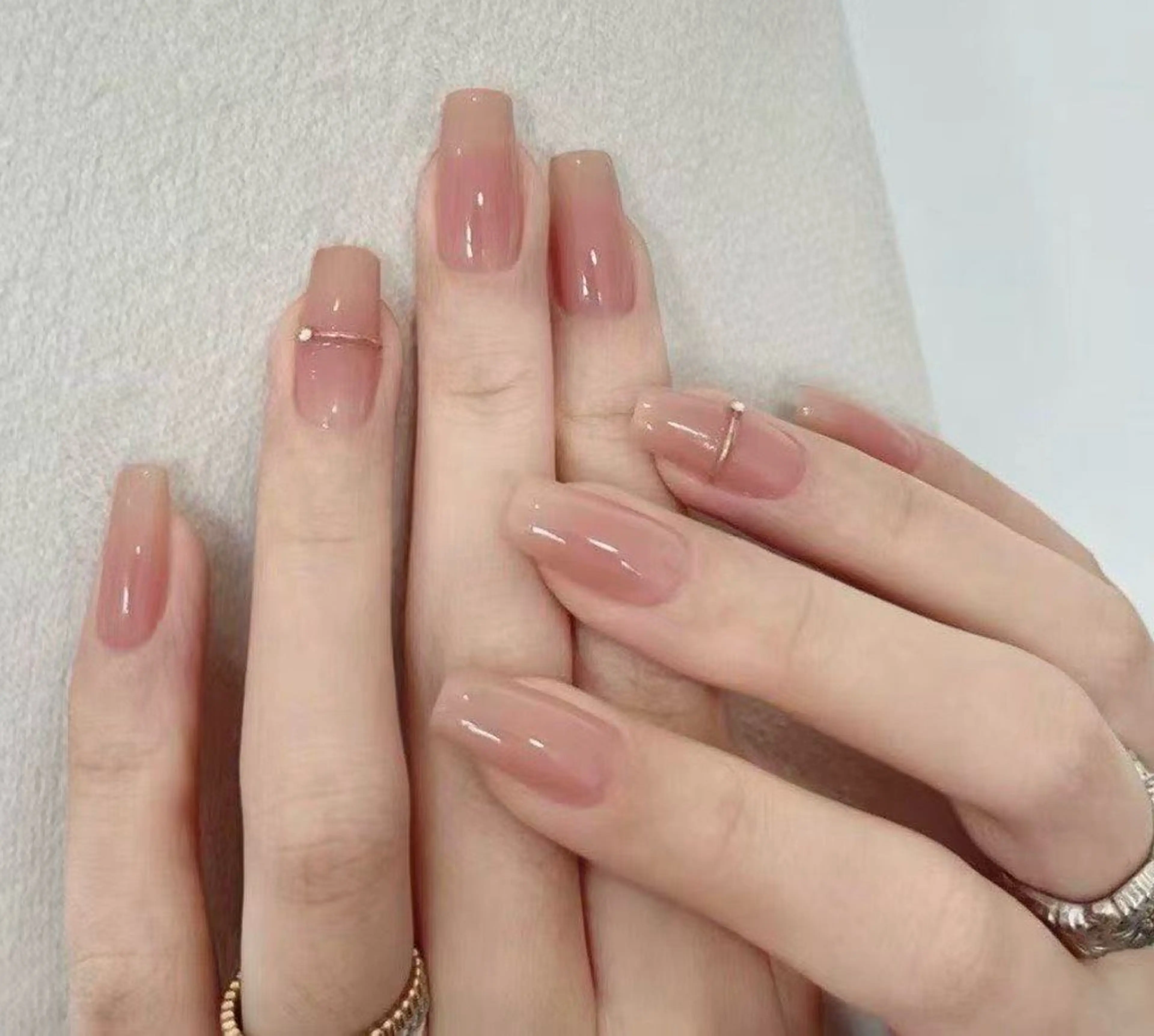 ショート ハンドネイル Rili nail eyelash所属・Rili🎀 Nailのネイルデザイン