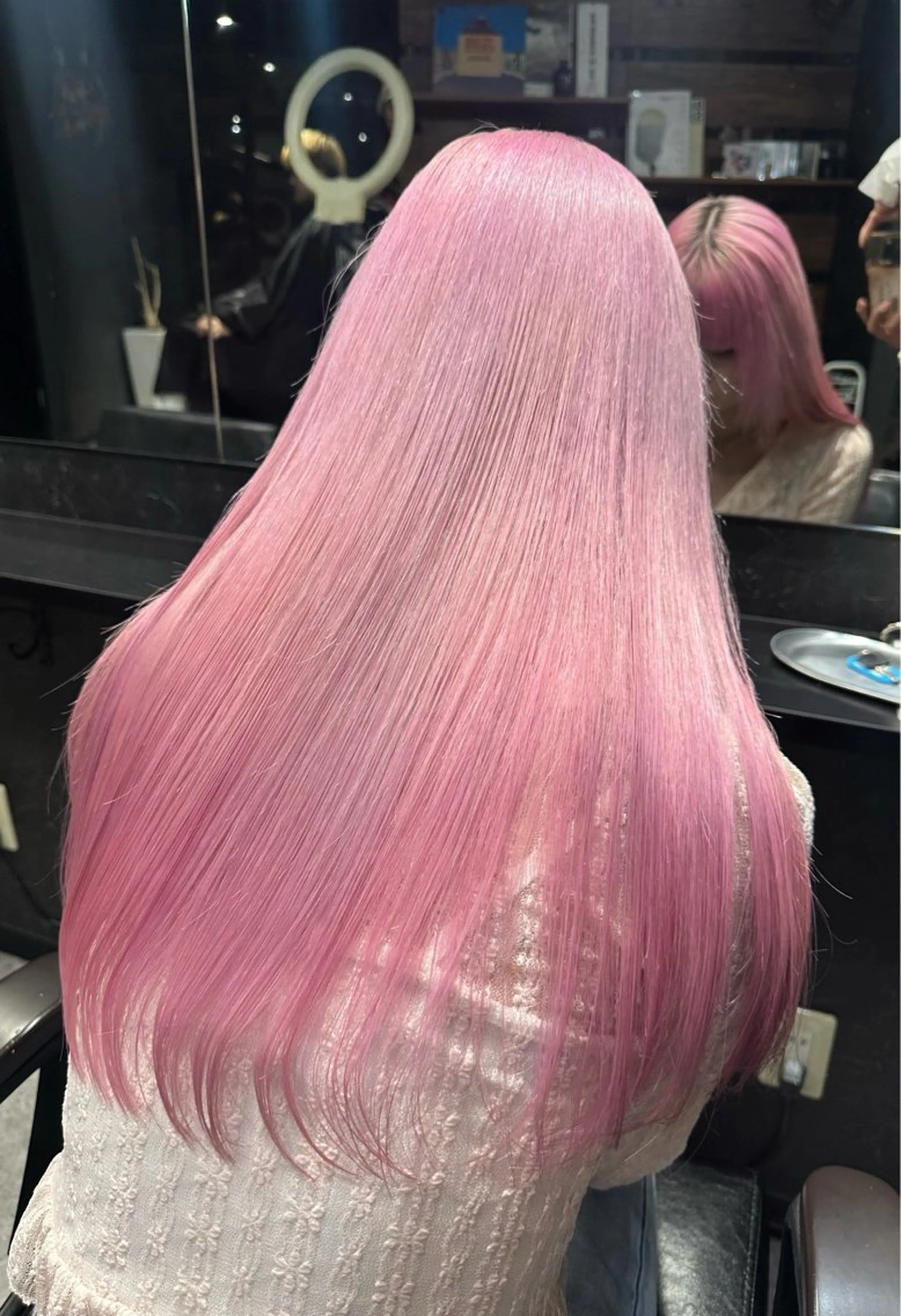 ロング COCO/ブリーチ エクステ/ハイトーンのヘアスタイル