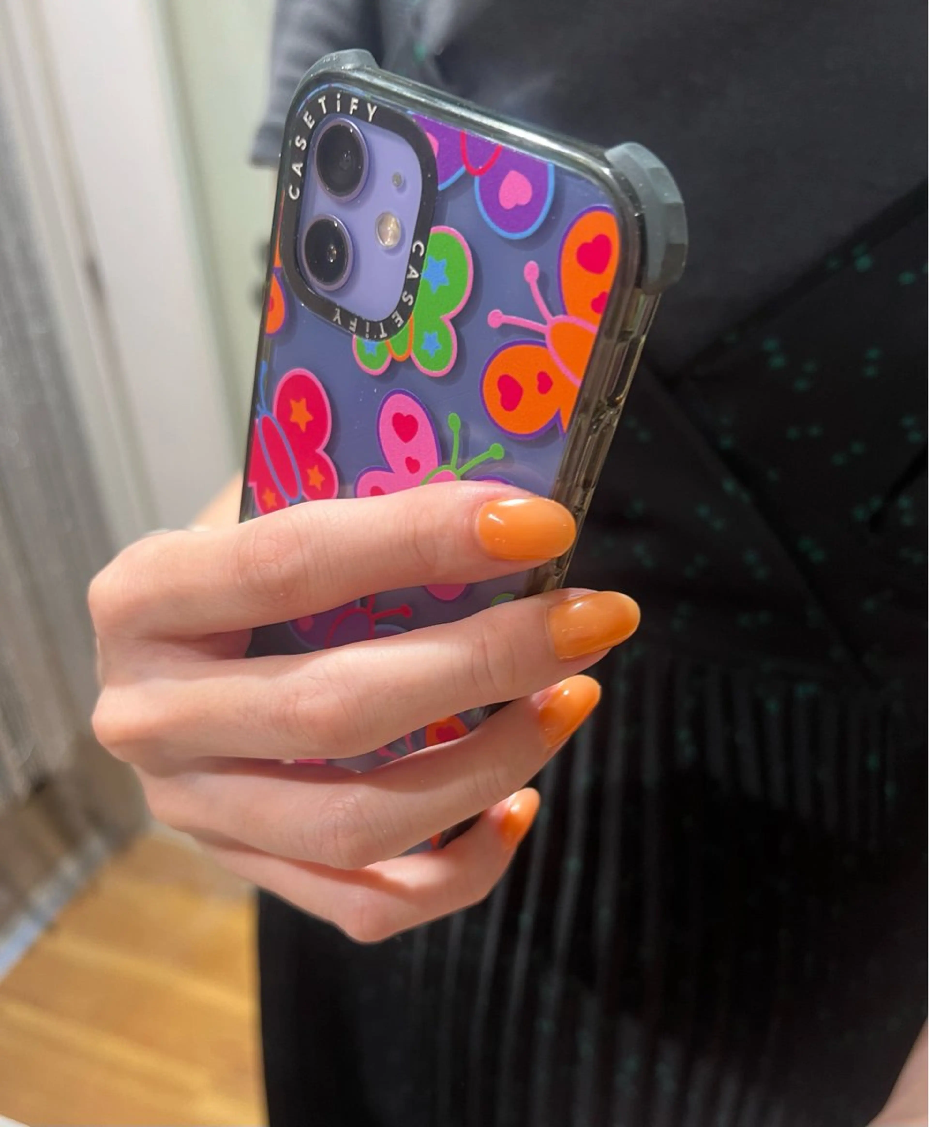 ネイル オレンジ ＆robe銀座 🪽tsuki🪽のネイルデザイン