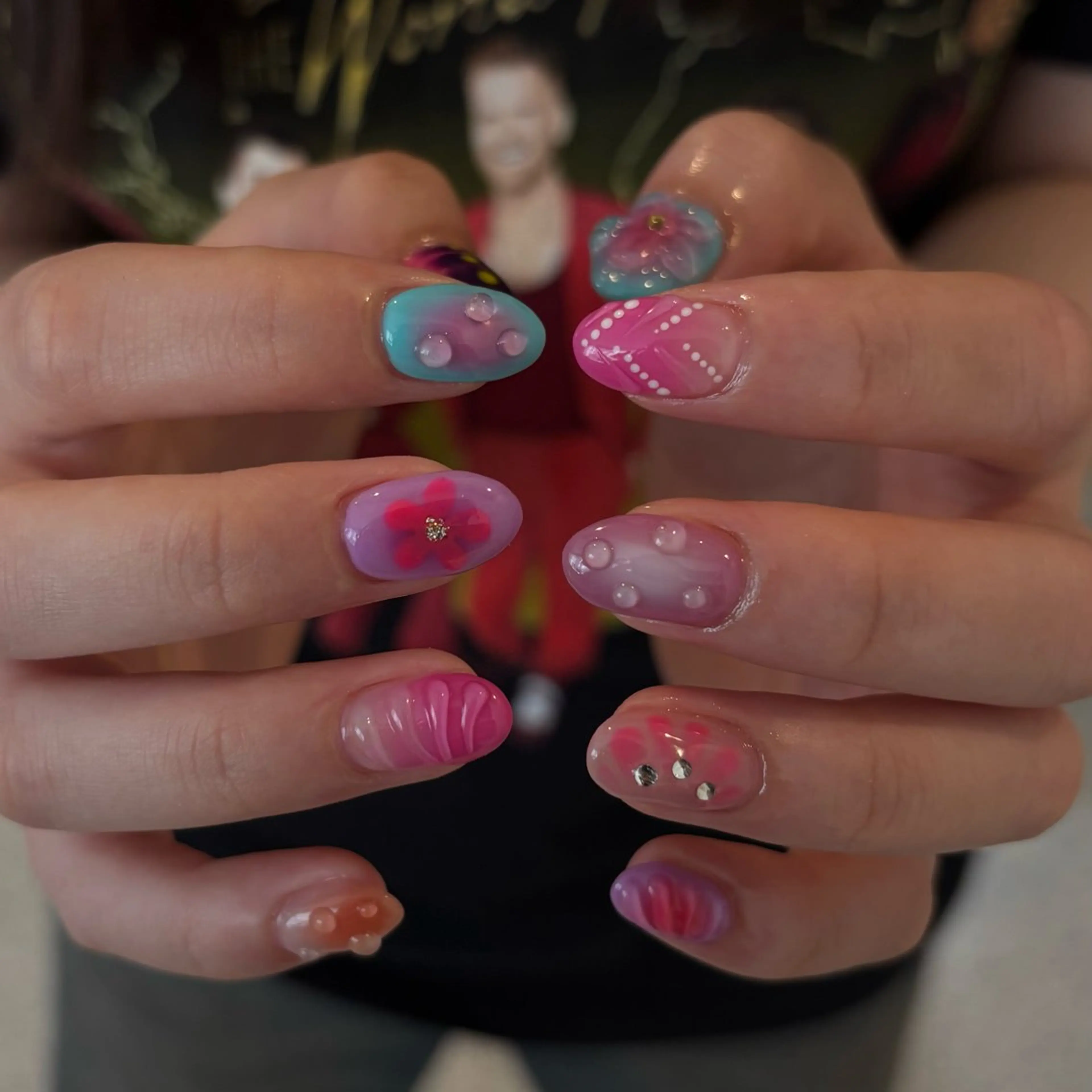 ネイル 持ち込み 夏ネイル ハンドネイル nao＿nail .929のネイルデザイン