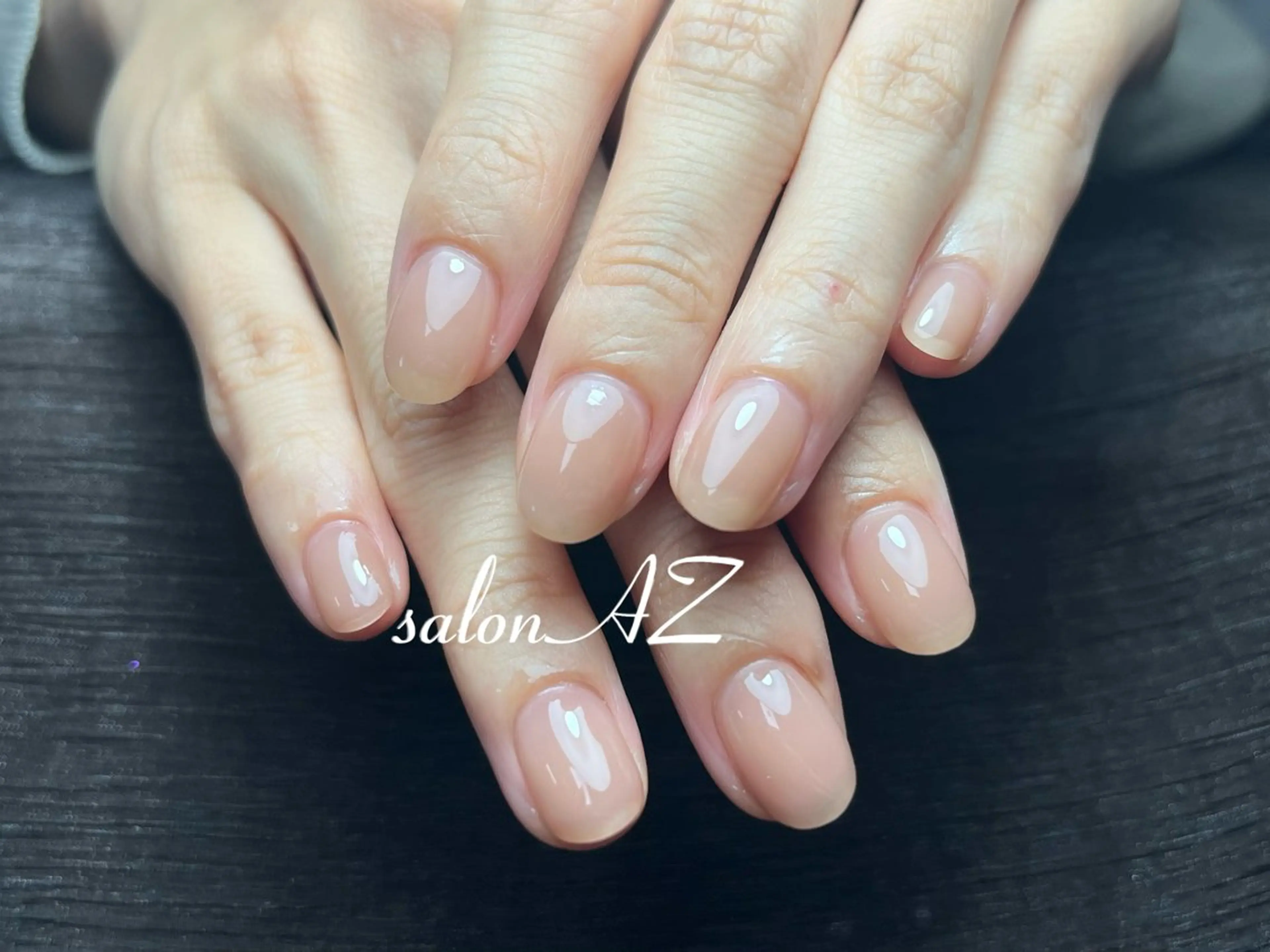 ネイル アートネイル 長さ出し フットネイル フレンチネイル ジェルネイル ハンドネイル salon AZのネイルデザイン