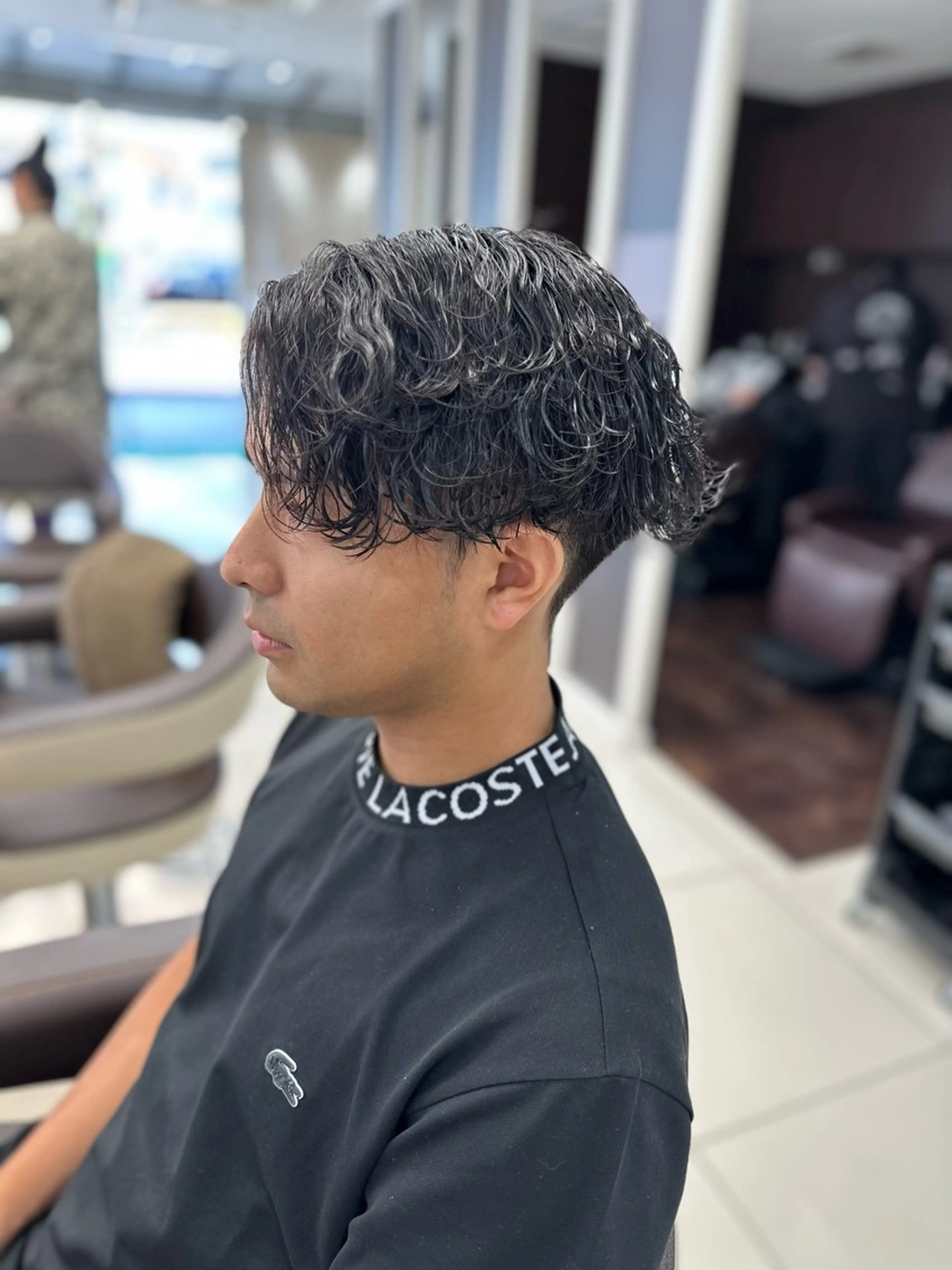 メンズ カット パーマ トリートメント 炭木 一也のヘアスタイル