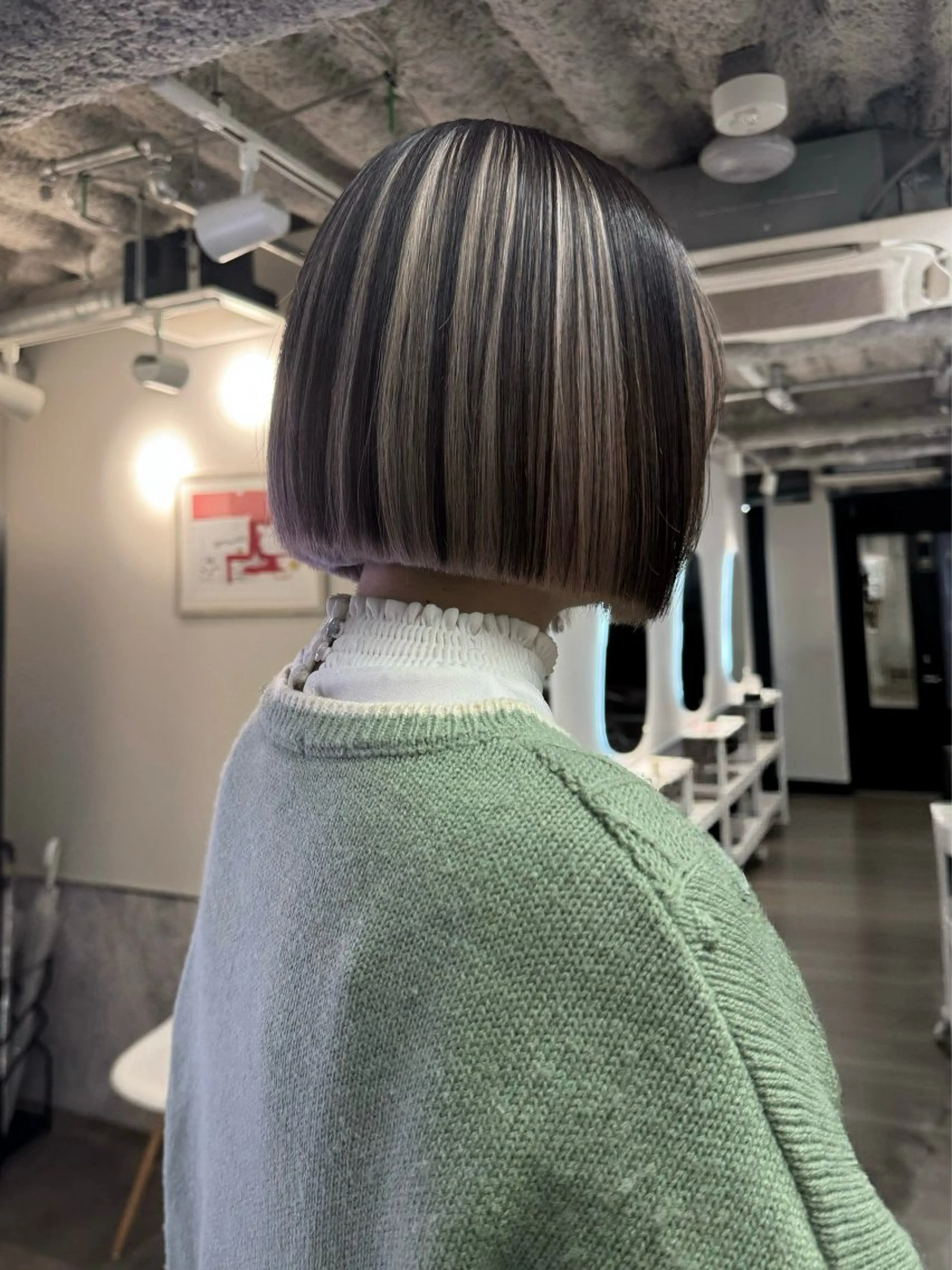 ショート カラー カット ヘアカラー トリートメント 新宿/髪質改善/ レイヤー/サカキのヘアスタイル