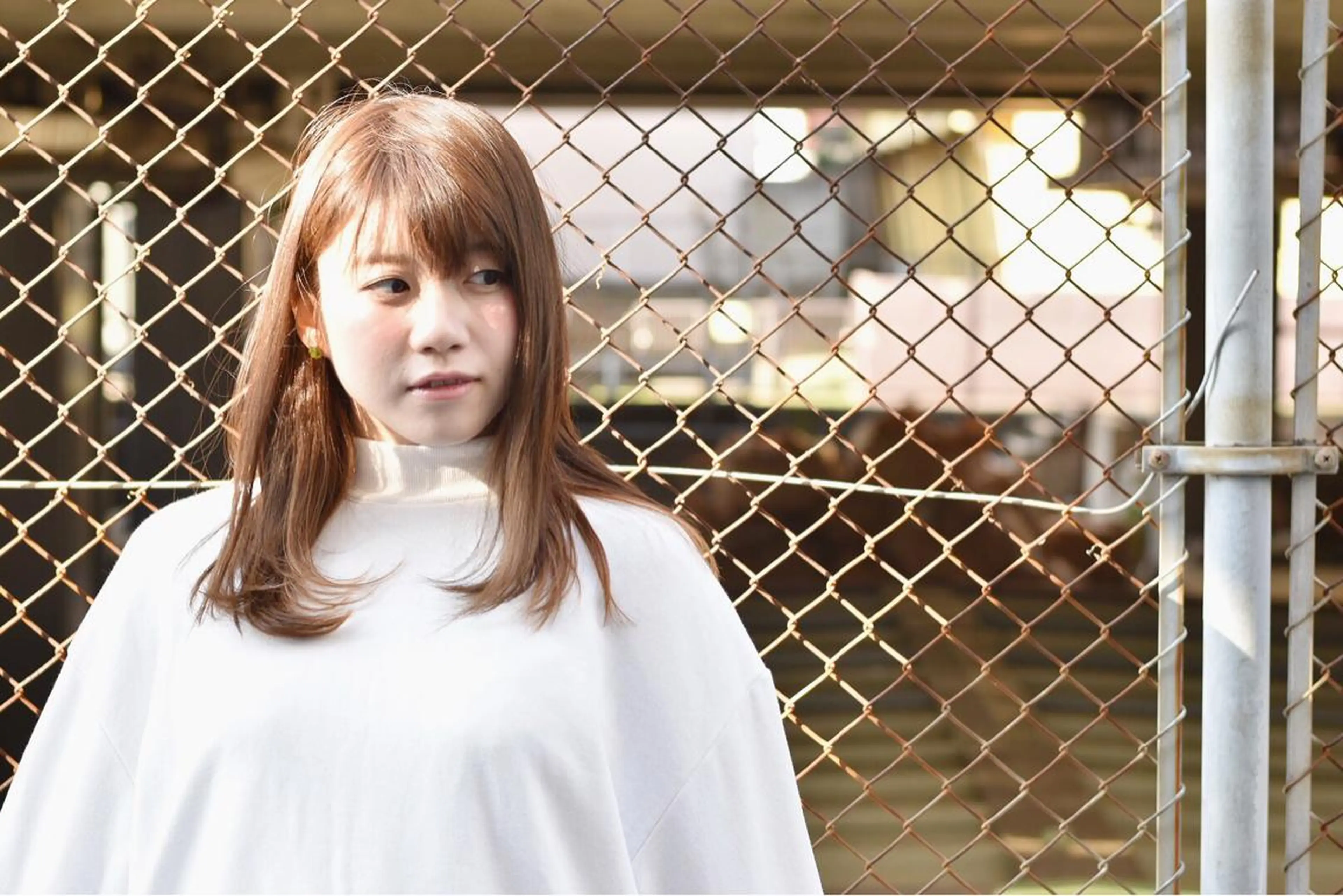 ミディアム セミロング ロング 鎌田 祥江のヘアスタイル