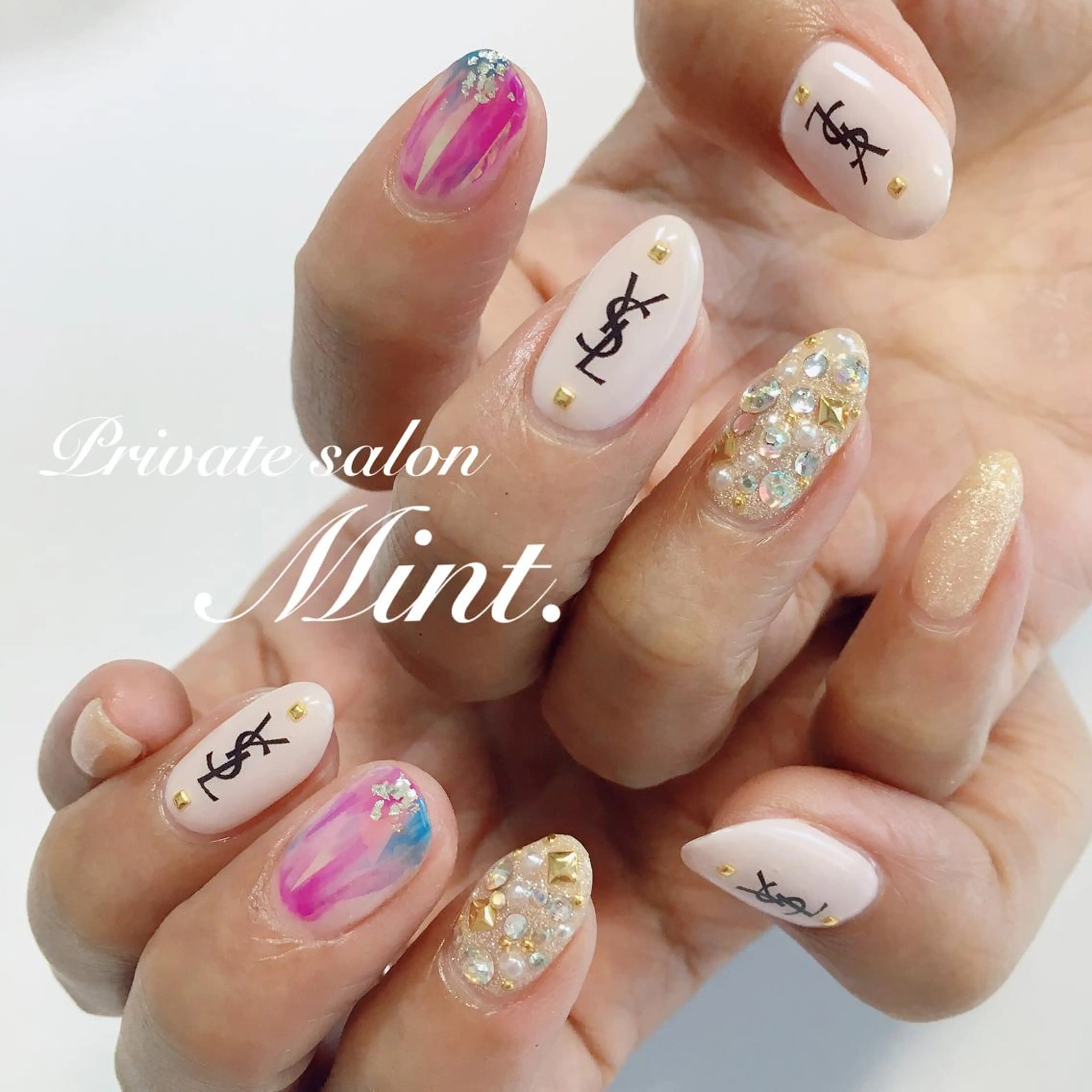 🤍ハンドジェルネイル🤍デザインし放題🤍お持ち込みネイルの方こちらお選び下さいの写真