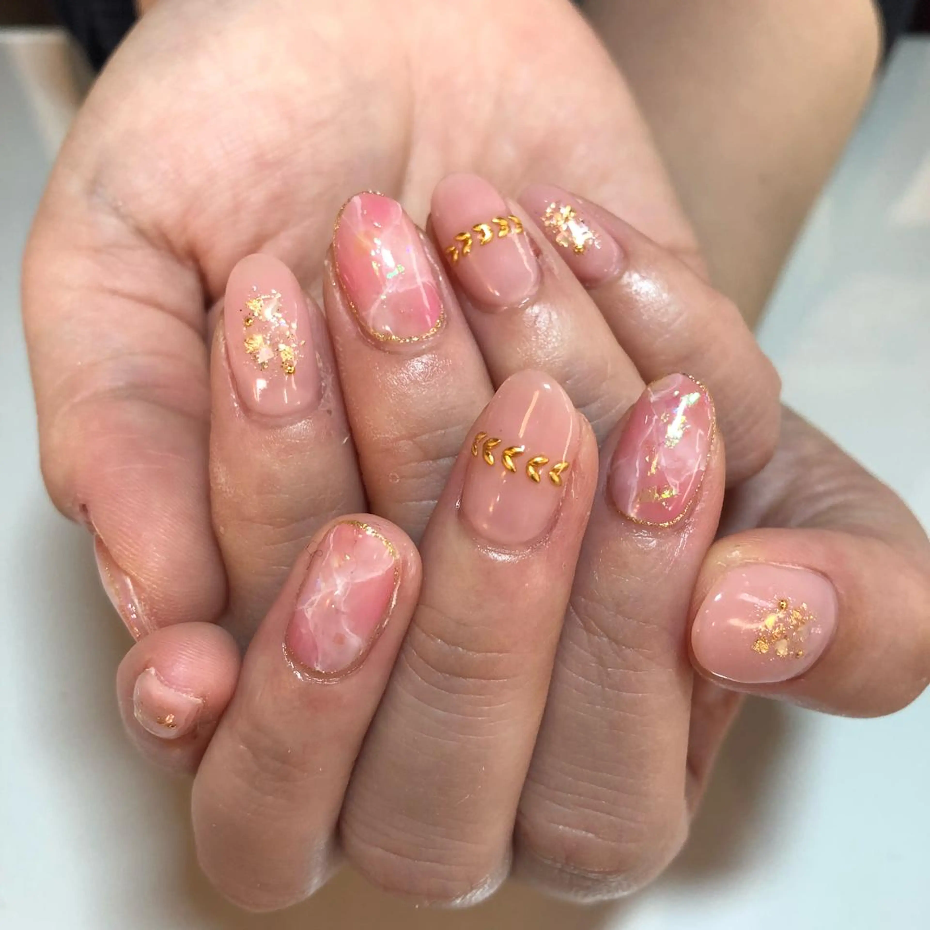 ネイル 大理石ネイル(マーブル) 米田 律子のネイルデザイン