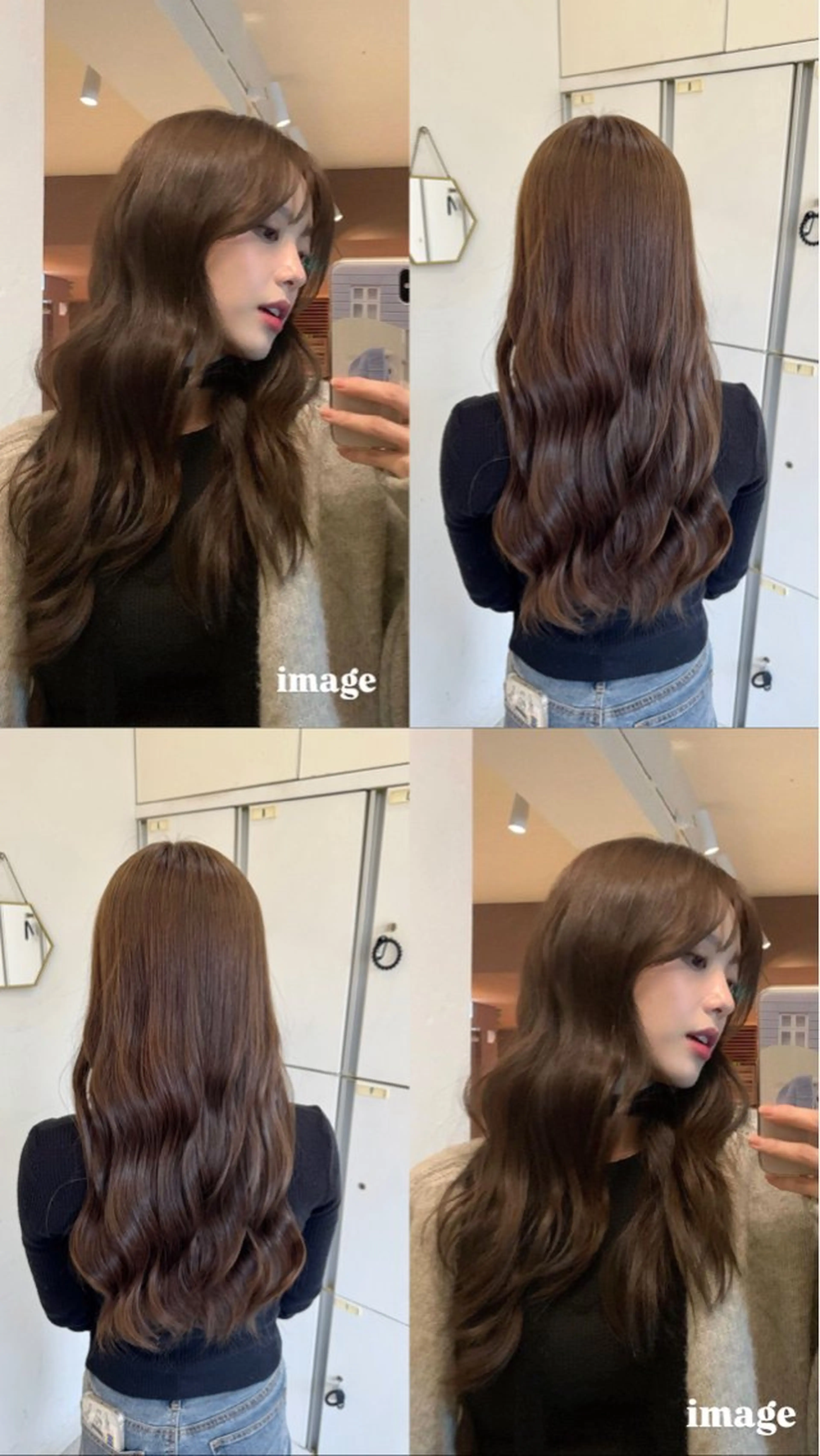 ブリーチなしダブルカラーの写真