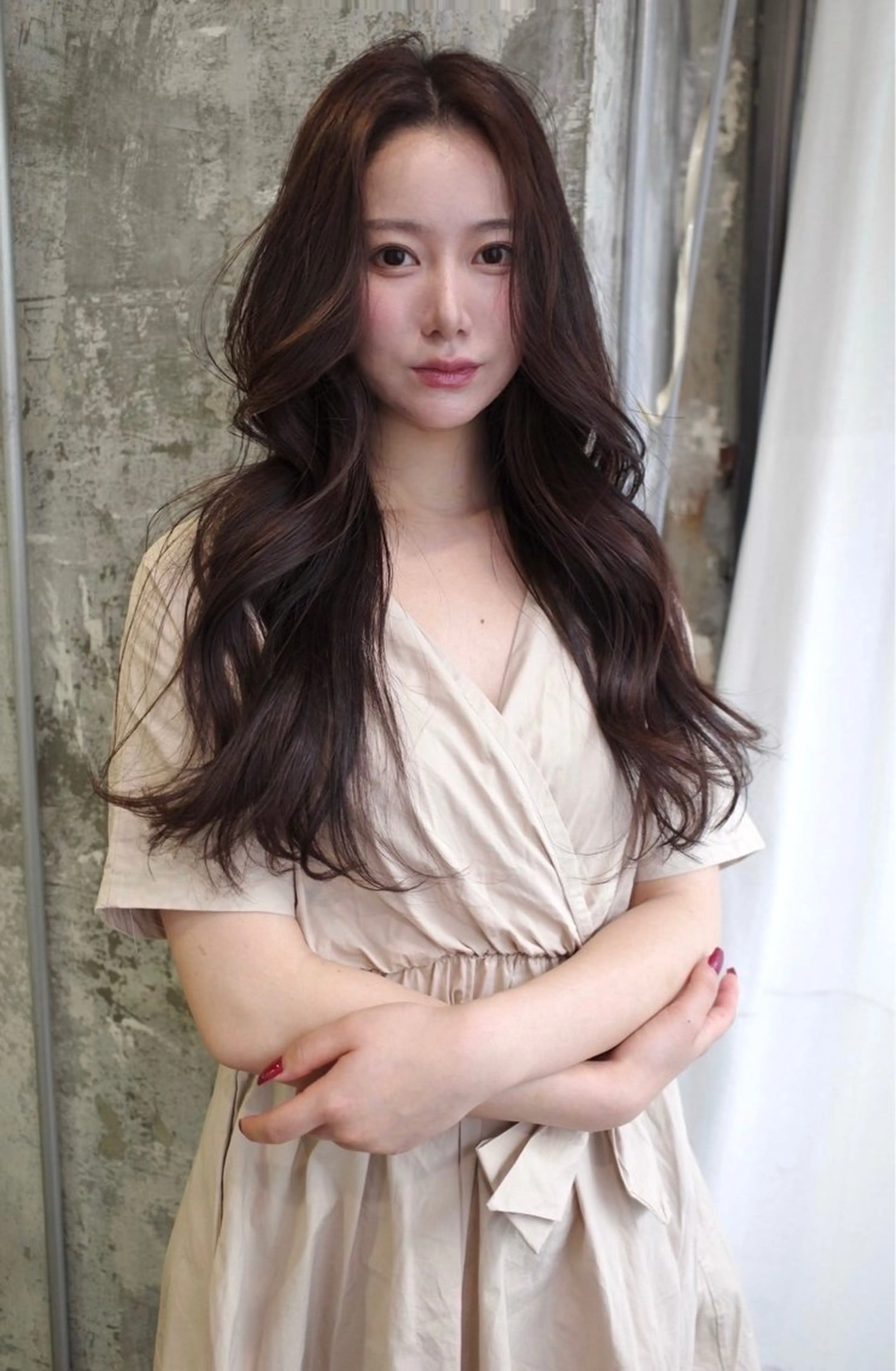 ロング カラー ヘアカラー 福岡美容室ハイトーン koudaiのヘアスタイル