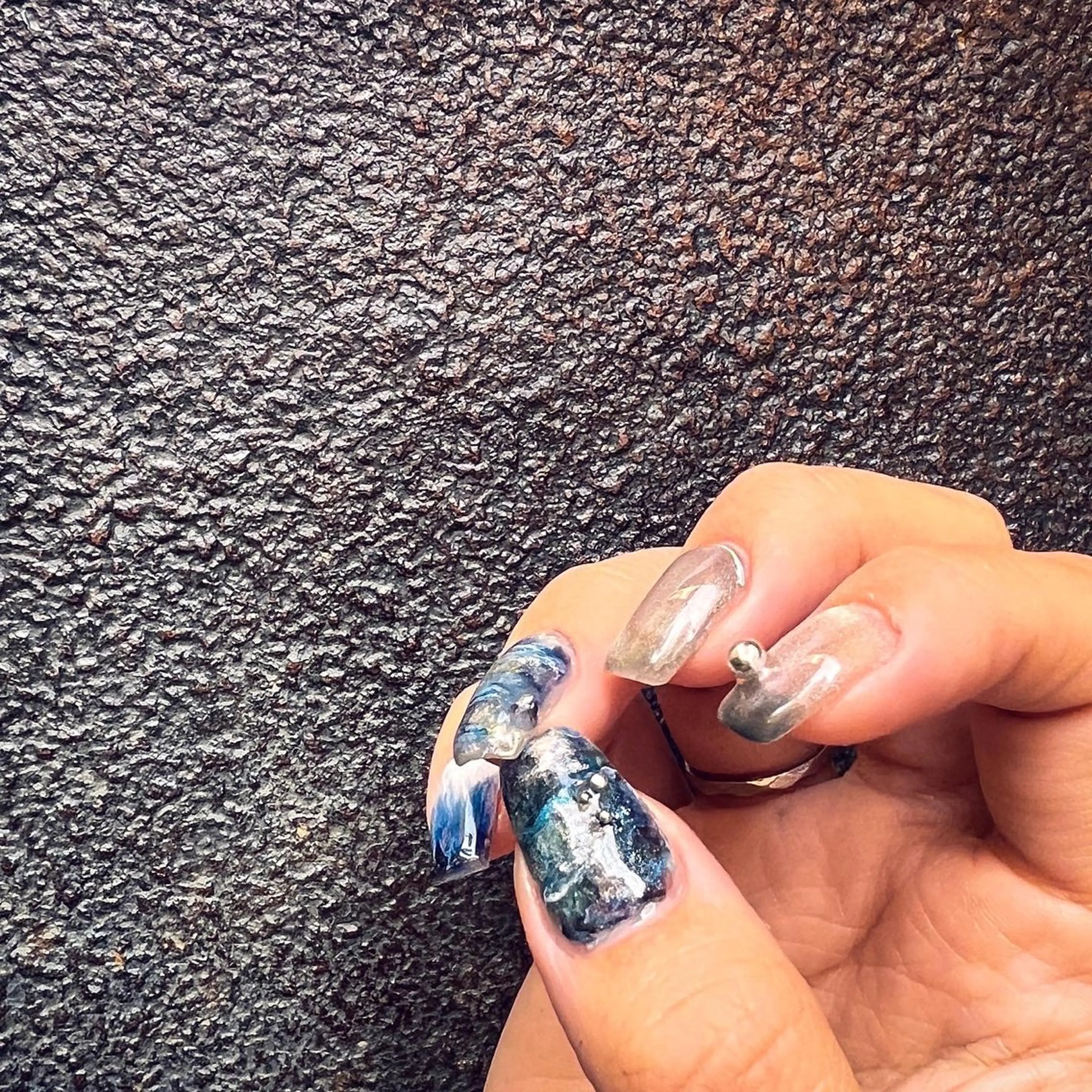 ネイル ニュアンスネイル LEFTNAILS フィルインニュアンスのネイルデザイン