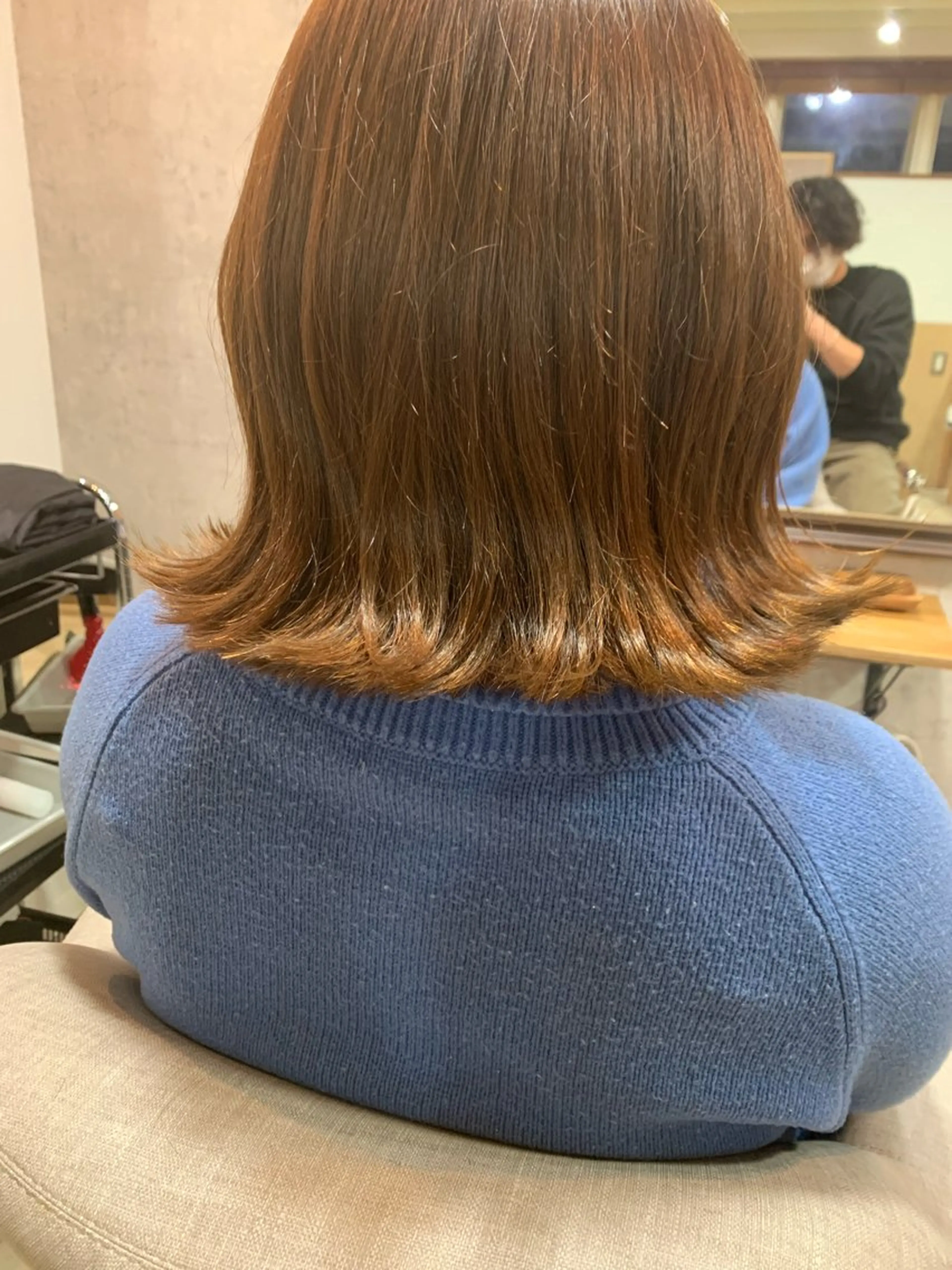 ミディアム カラー 谷 英幸のヘアスタイル