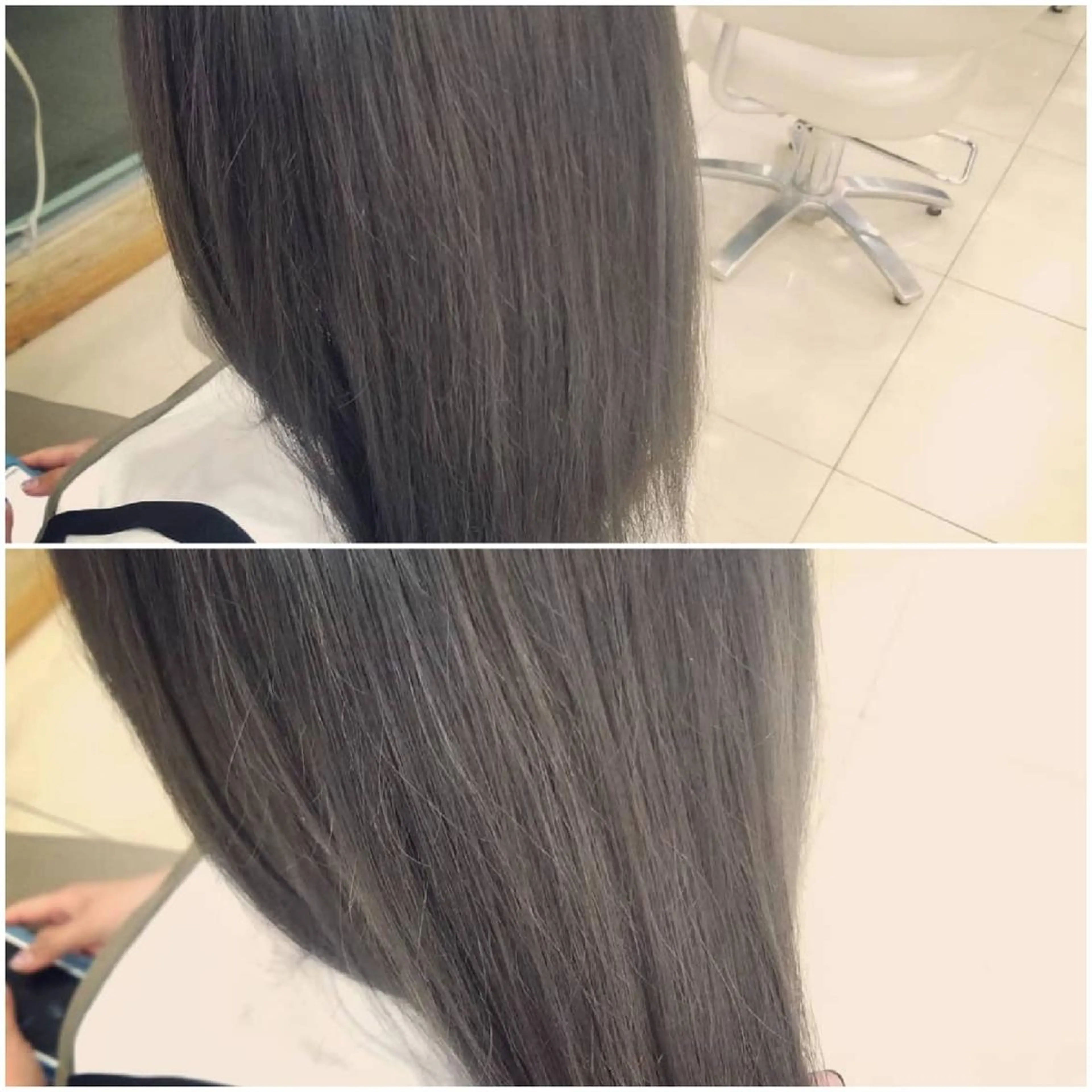 カラー グレージュ ミルクティーグレージュ SALOWIN栄 高須大貴のヘアスタイル