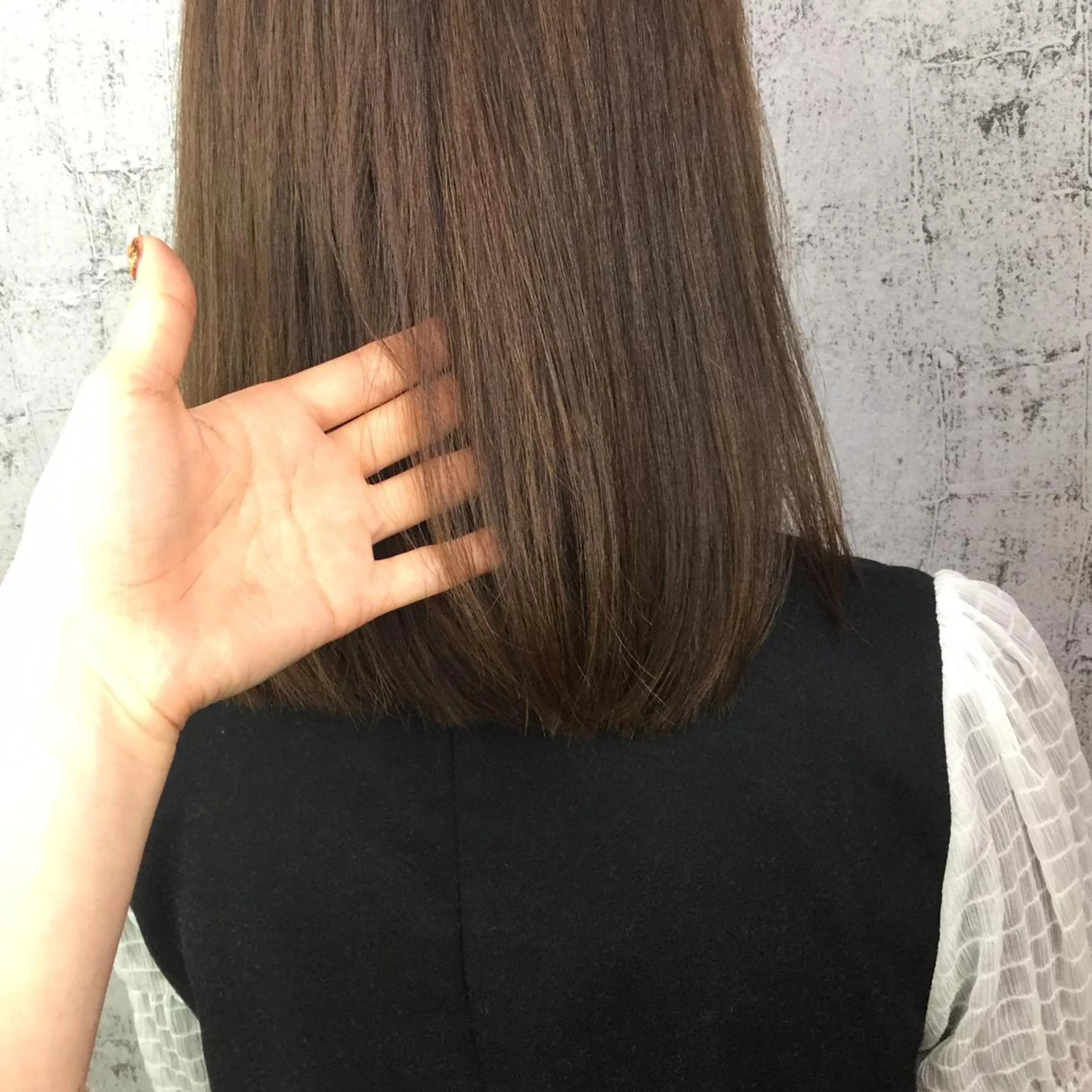 ショート 小顔レイヤー/ ベージュ🤍Rieのヘアスタイル