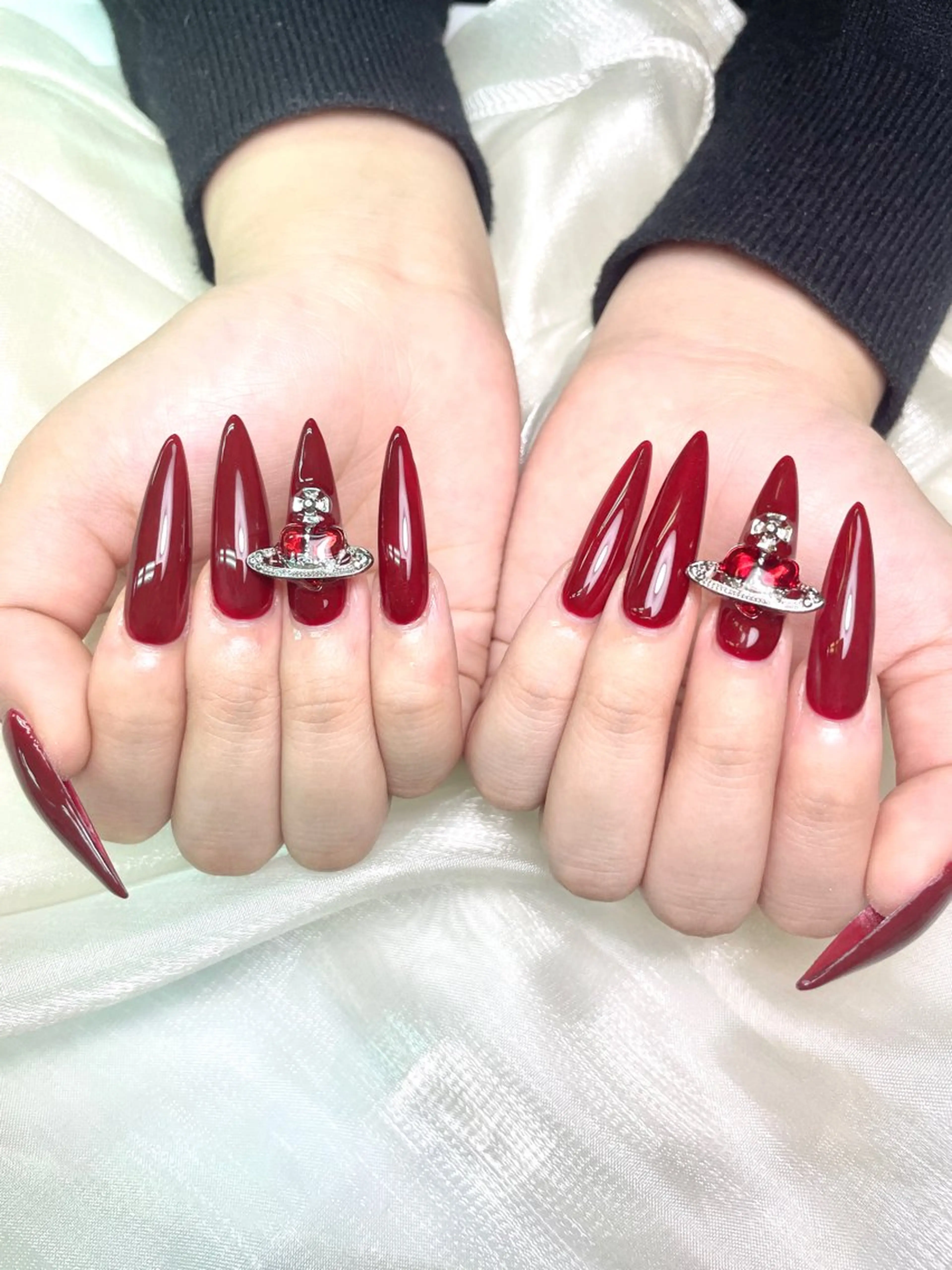 【最新チップスカルプ　LA発　ビジュコース　パーツ2個付き】 ¥9500の写真