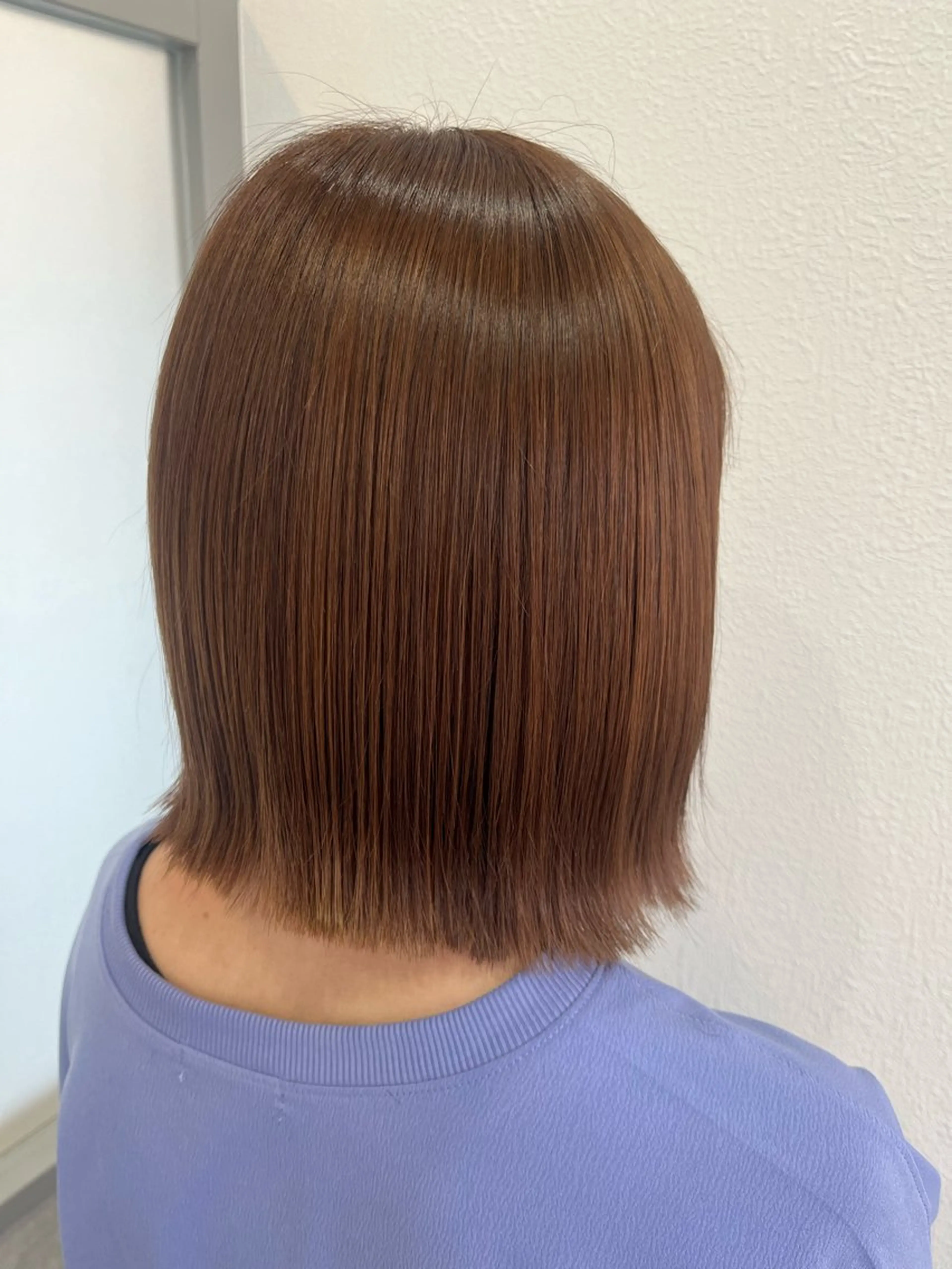 ショート ボブ 外ハネヘア カット トリートメント 暖色＊ベージュ ＊くらたあやかのヘアスタイル