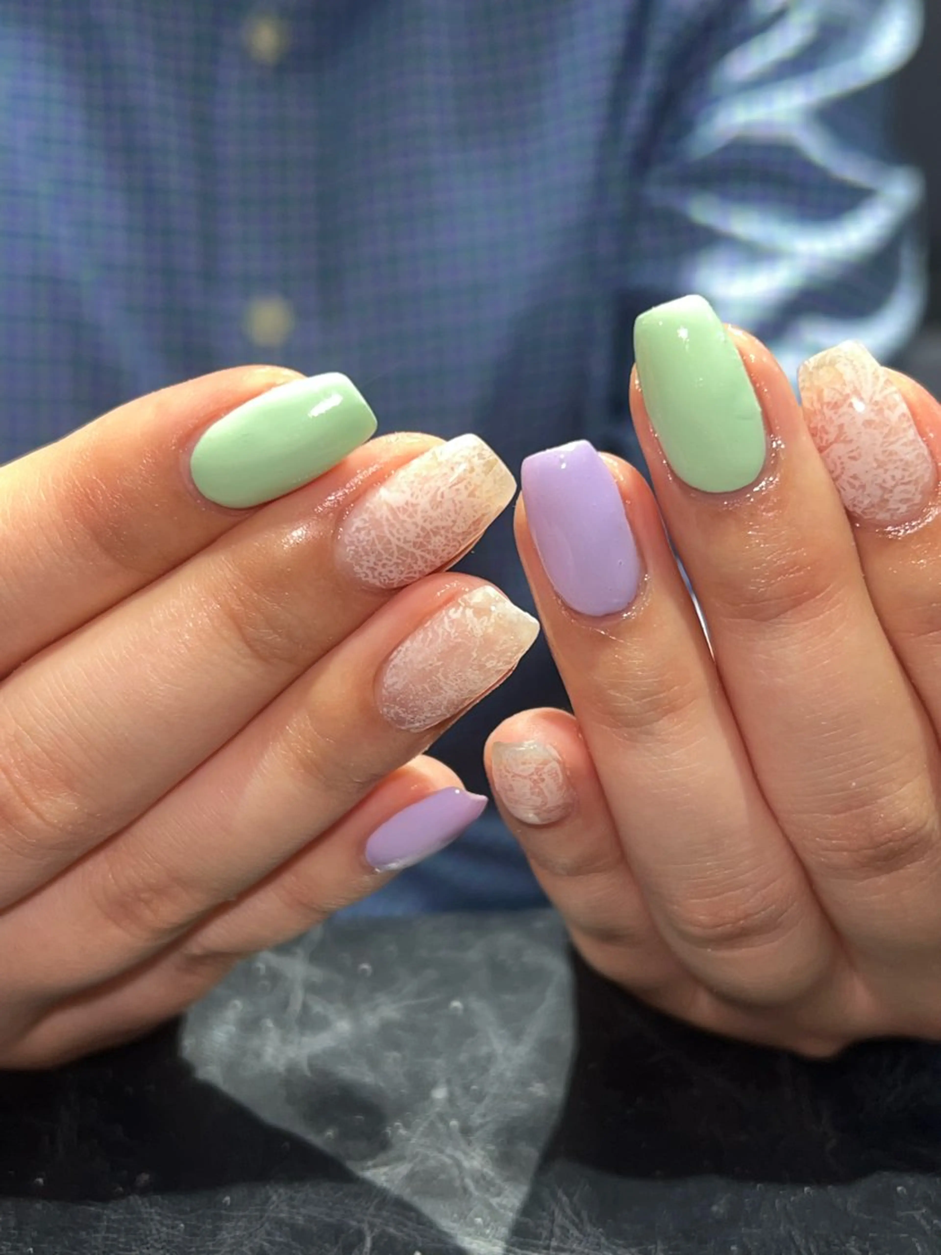 ネイル ハンドネイル Hata nail 🎀個性派ニュアンスのネイルデザイン