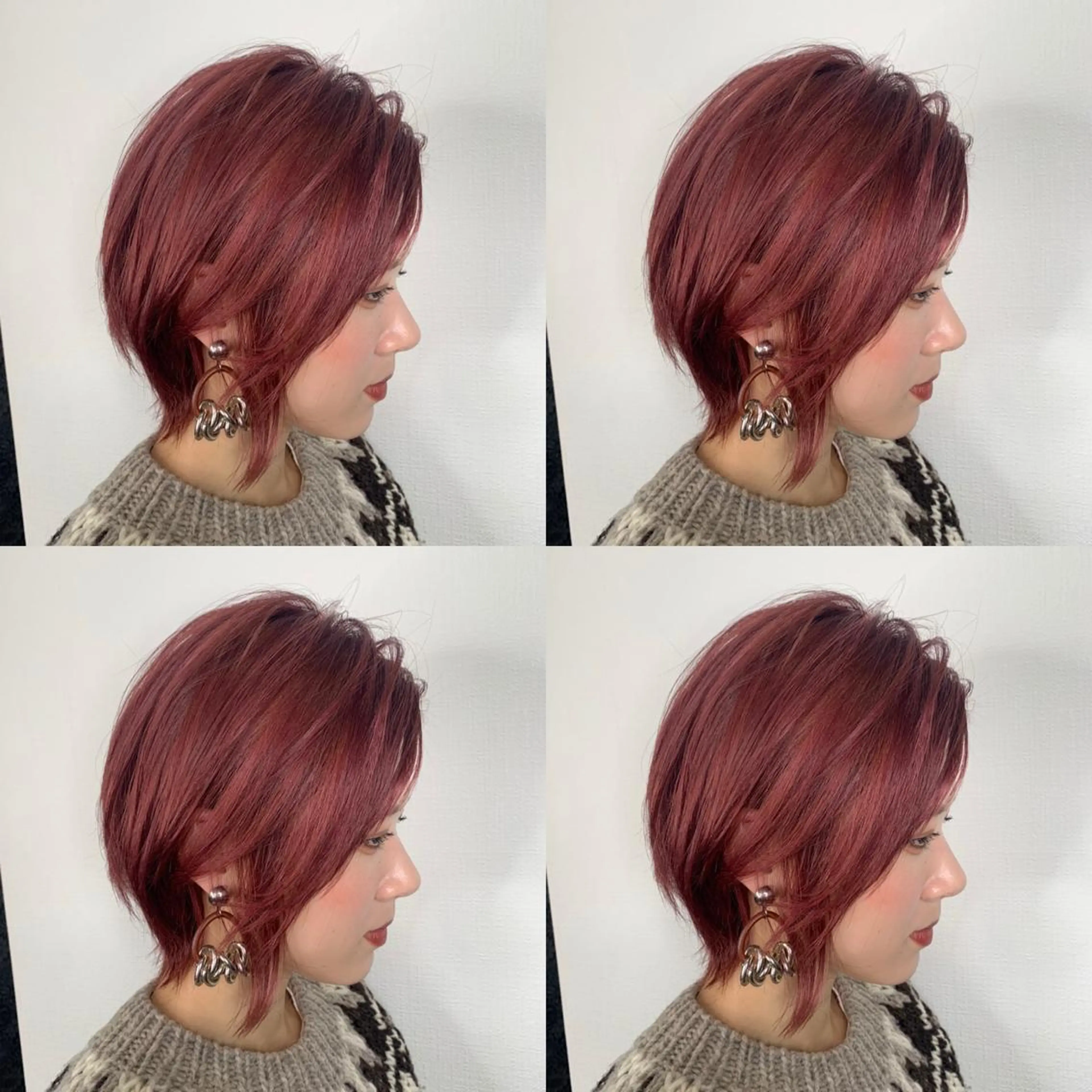 ショート ヘアカラー 佐藤 香太のヘアスタイル