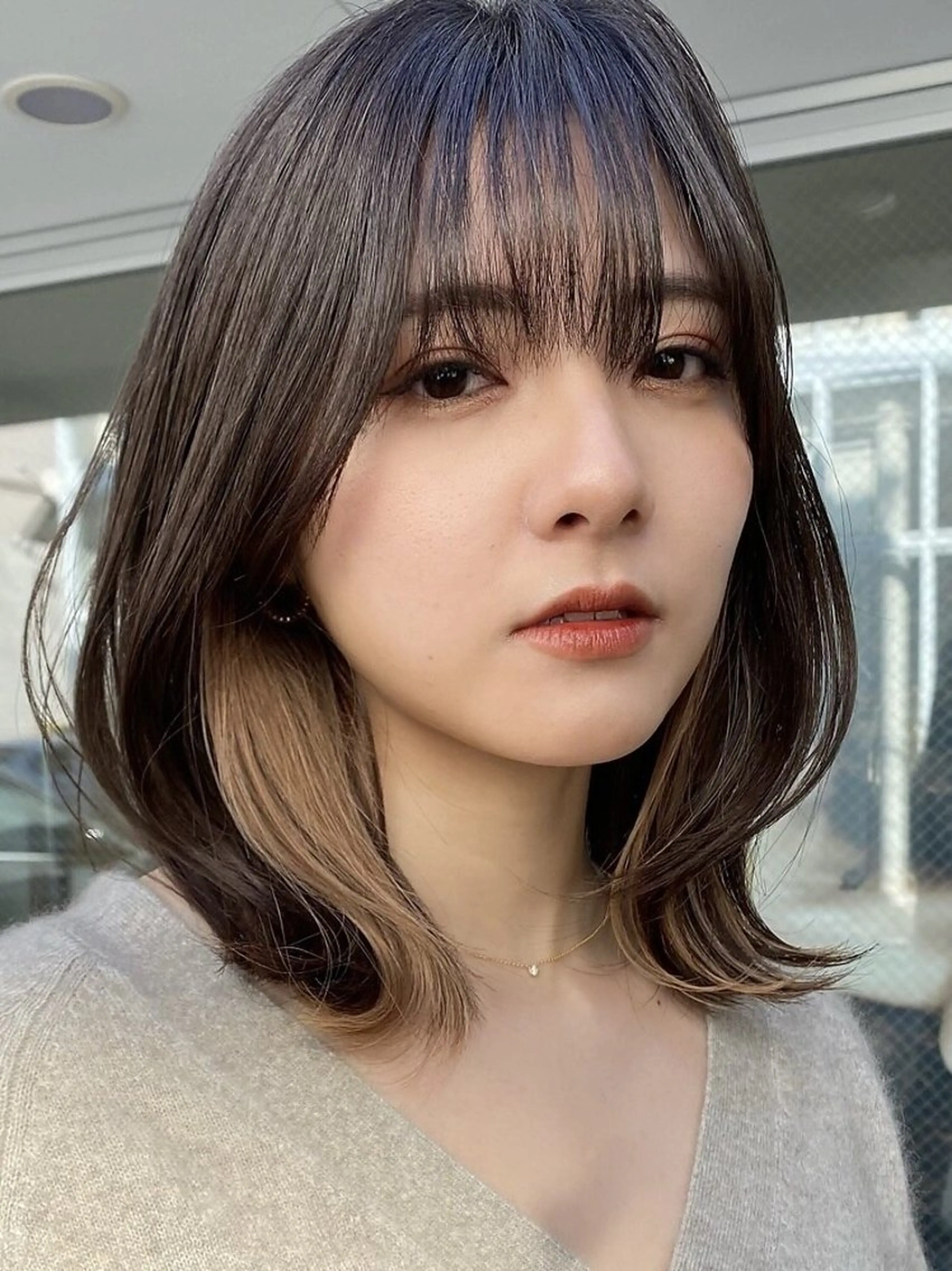 カット+インナーカラーorアンブレラカラー（全体カラー込み）の写真