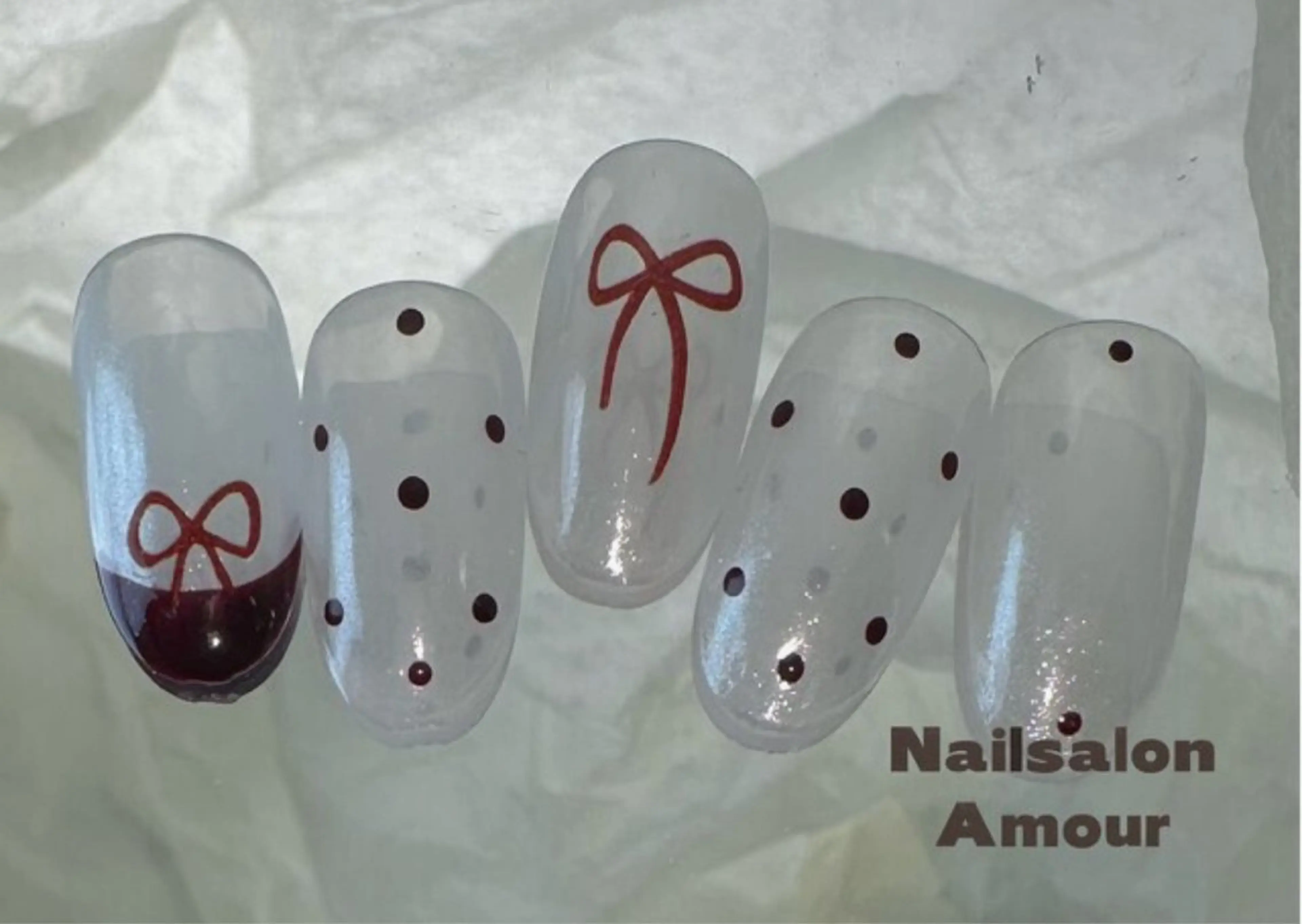 ネイル ハンドネイル パラジェル登録店　Nailsalon Amour  上野湯島店所属・🫧 はる🩵のネイルデザイン