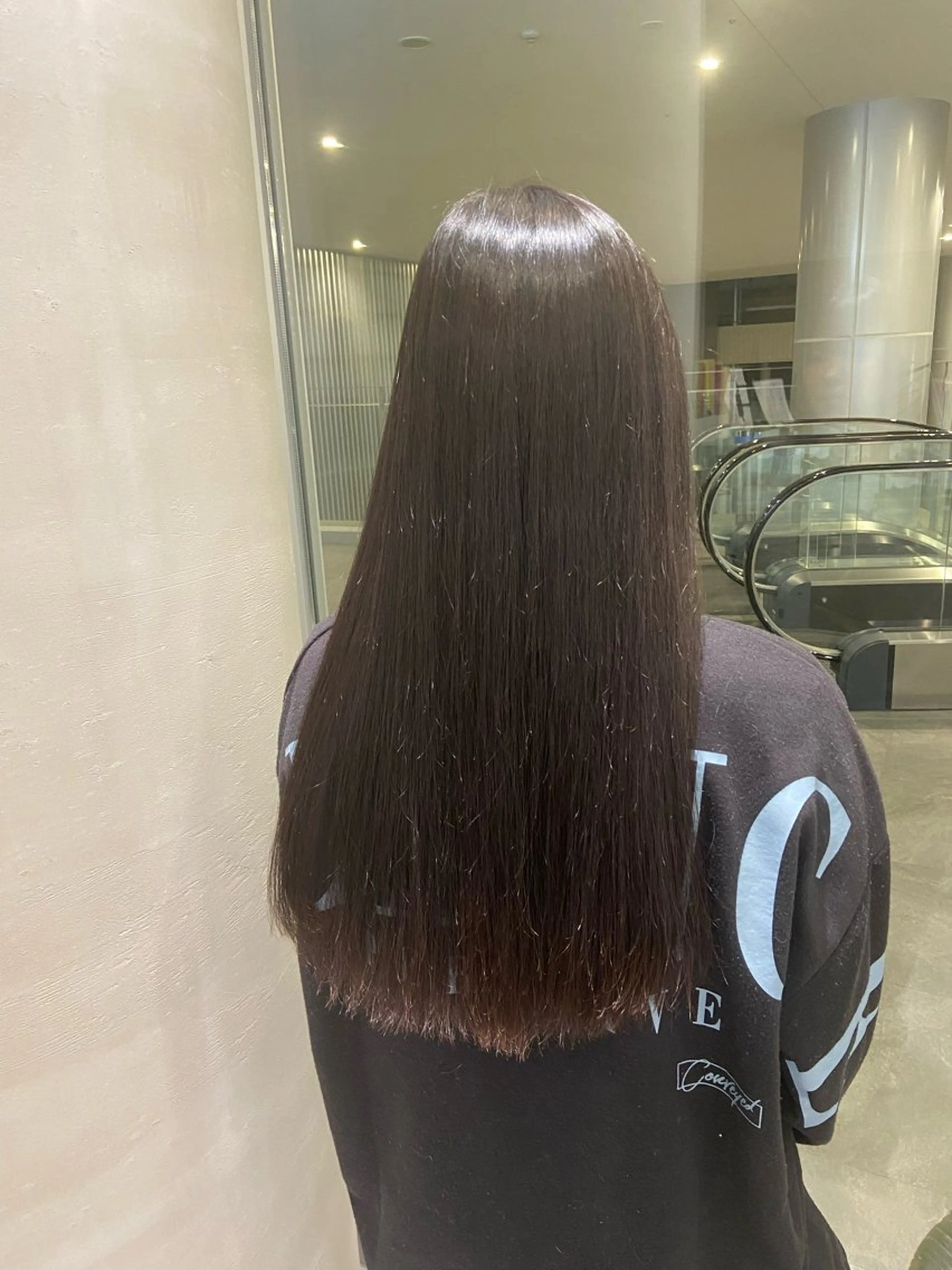 ロング カット 縮毛矯正 MINENO🌼 似合わせ⭐️カットのヘアスタイル