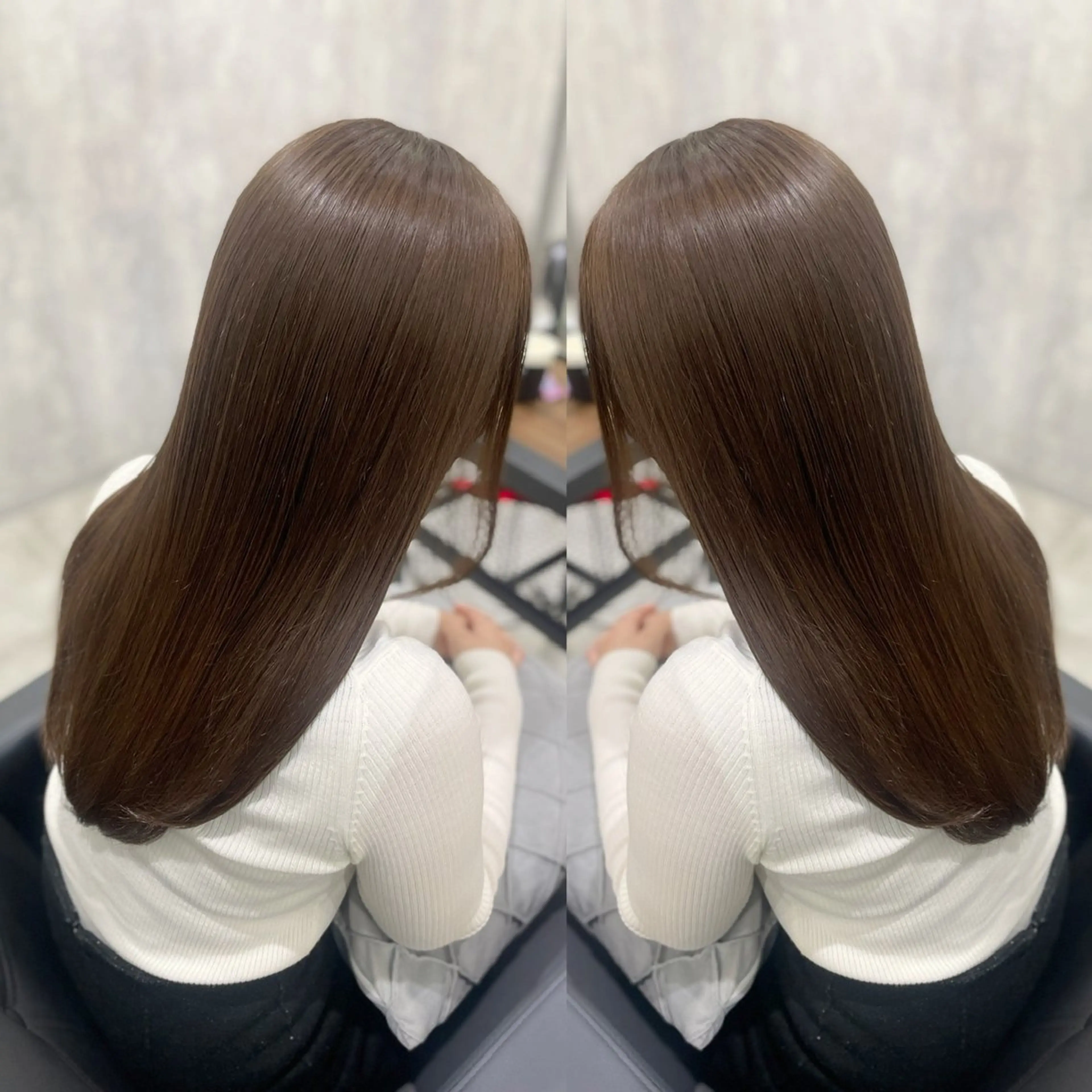 ロング カット ヘアカラー トリートメント 杉野🫧美髪🫧 Zina博多店長のヘアスタイル