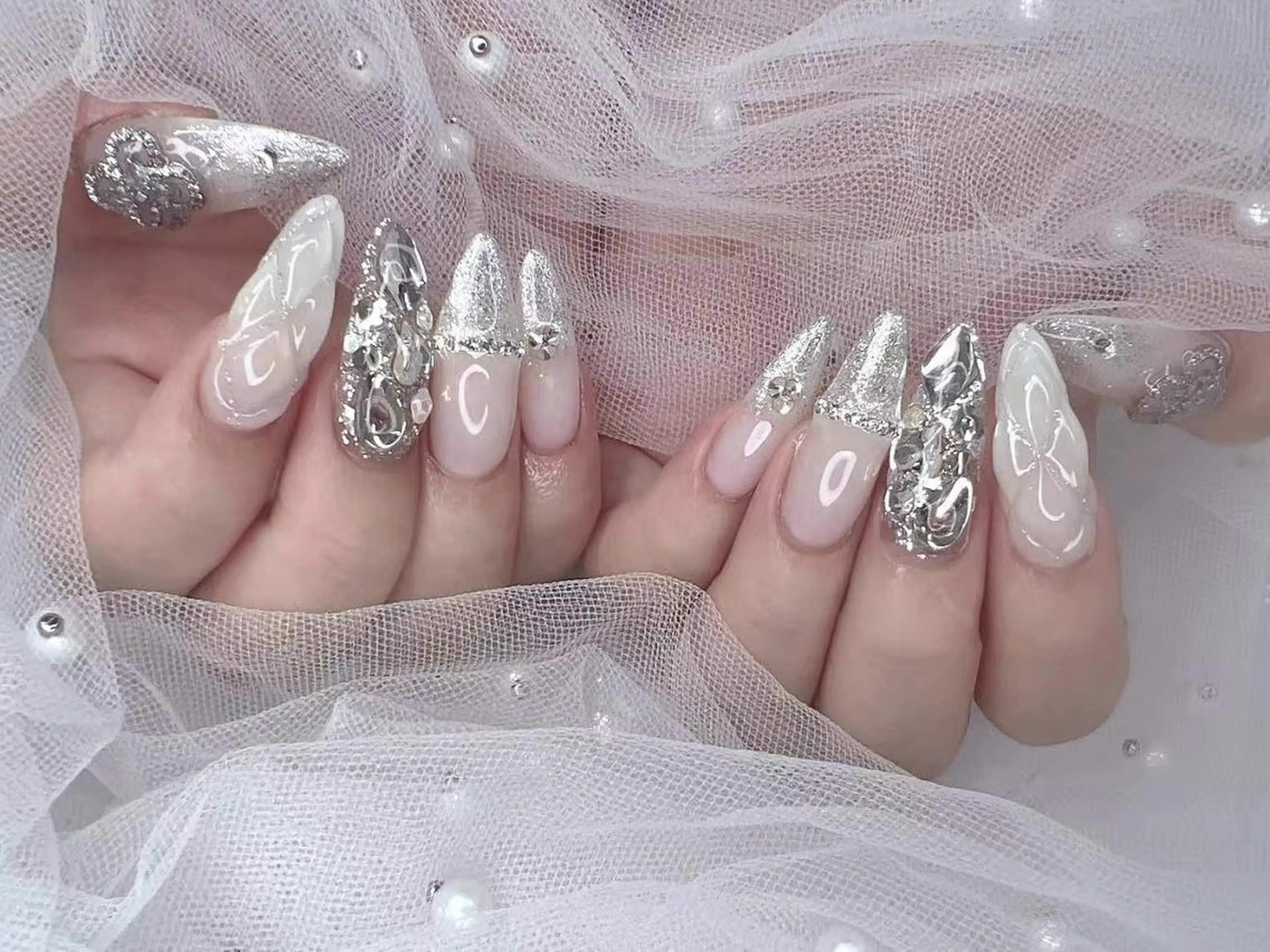 【個性派🎨】チップ10本長さだし 🫧持ち込み10本 ¥13980(他店オフ¥1000)の写真