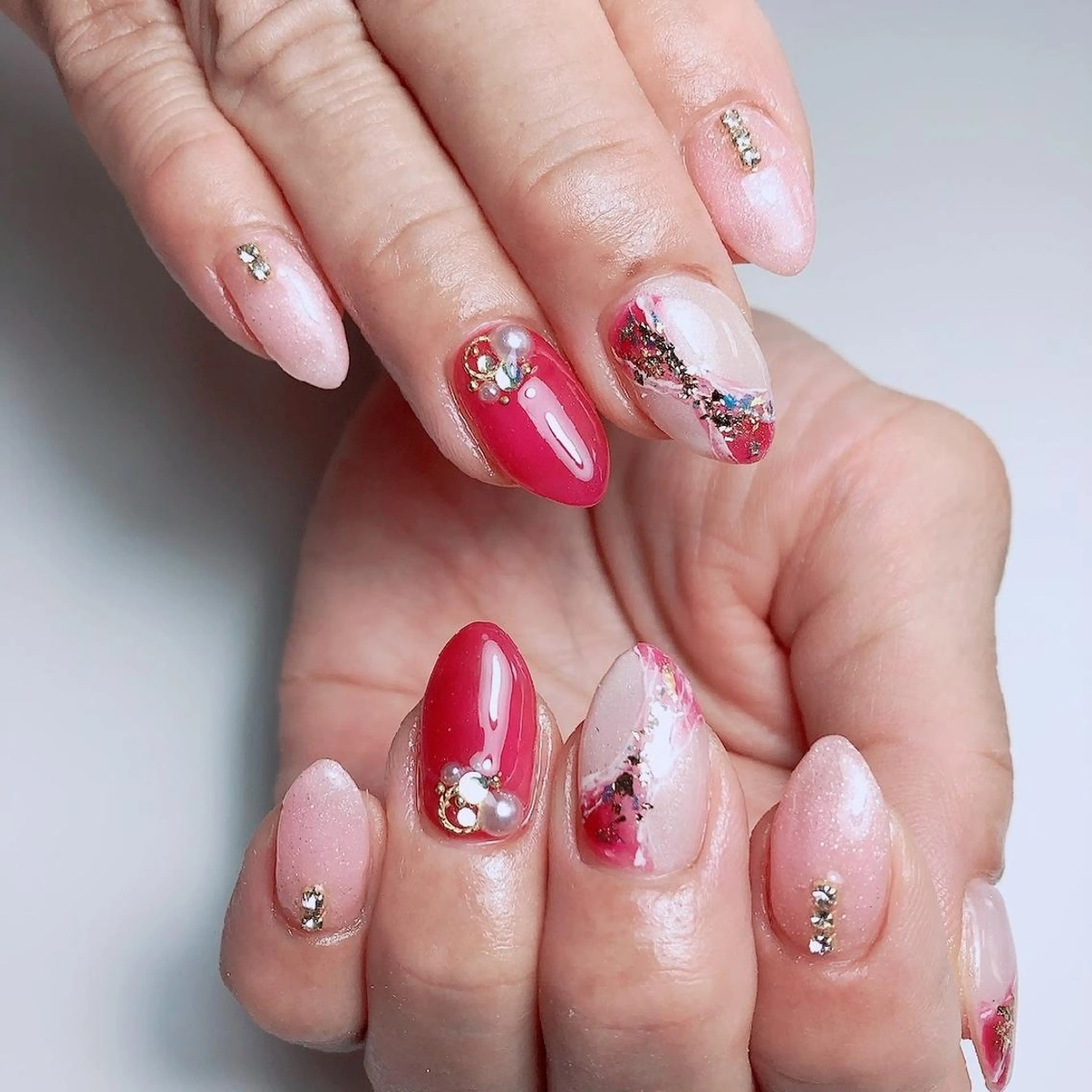 セミロング ネイル ☺︎山部 志麻☺︎のネイルデザイン