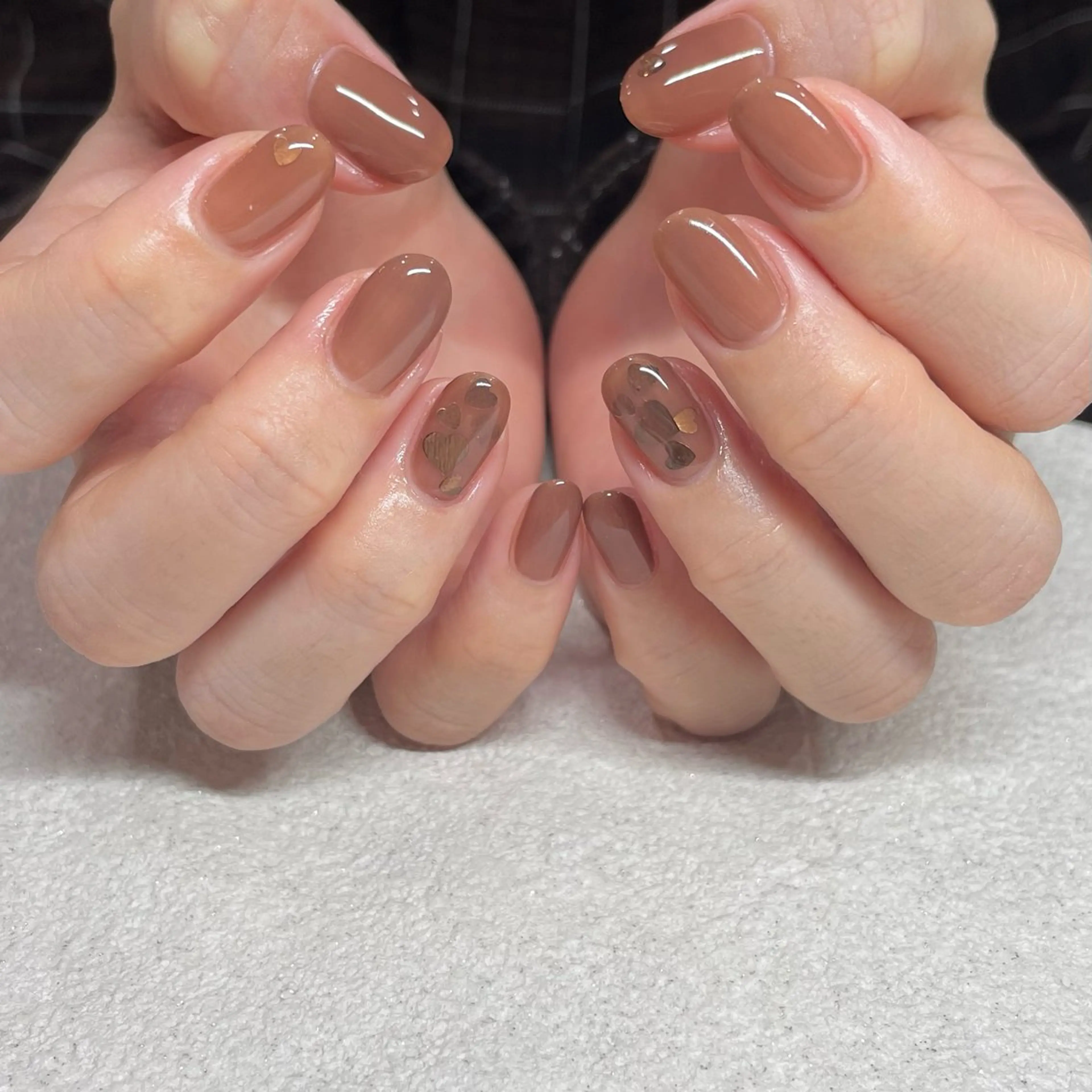 ネイル ハート パラジェルサロン 大人女性が通うサロンのネイルデザイン