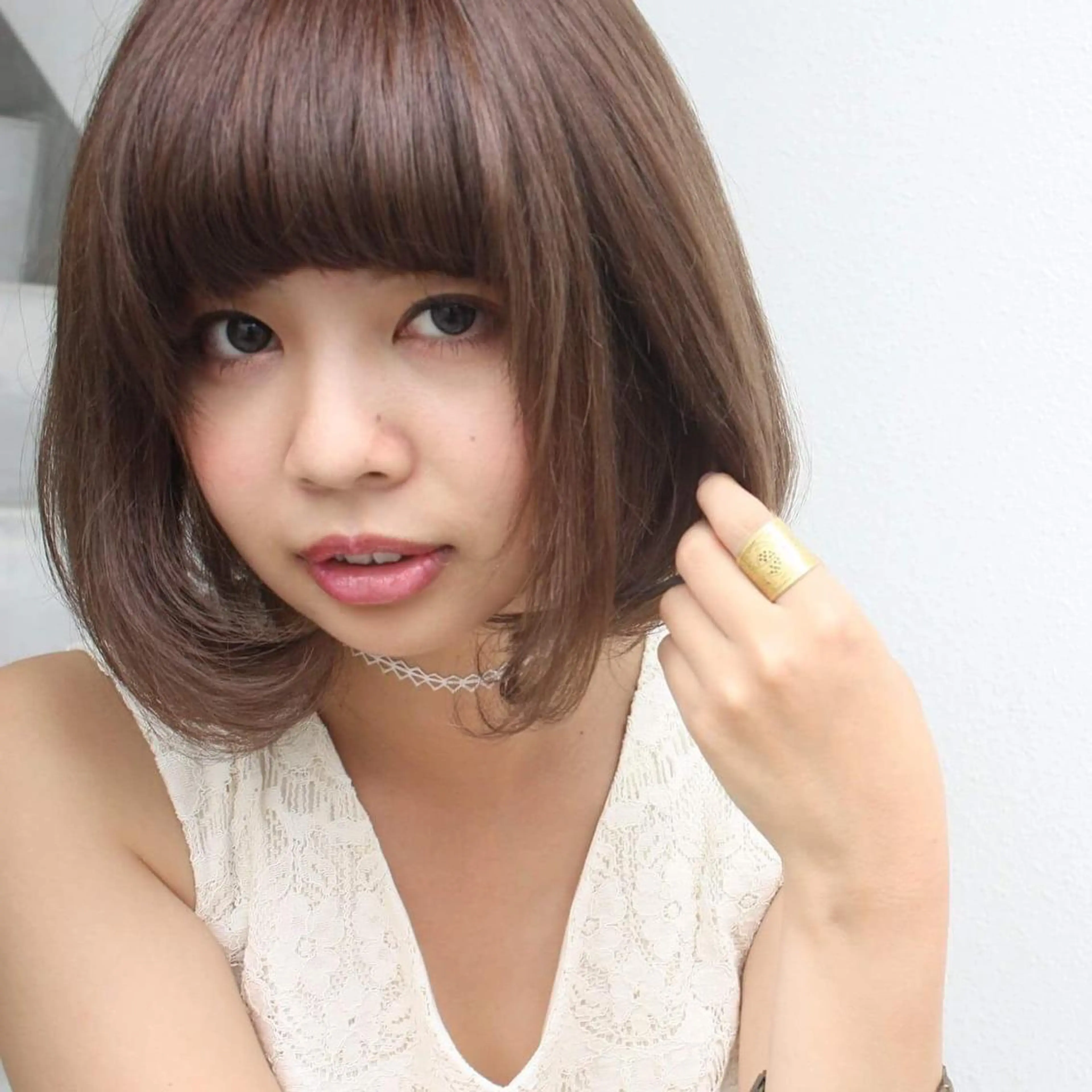 ショート カラー イルミナカラー くせ毛 髪質改善 縮毛矯正 トリートメント tuuli トゥーリのヘアスタイル