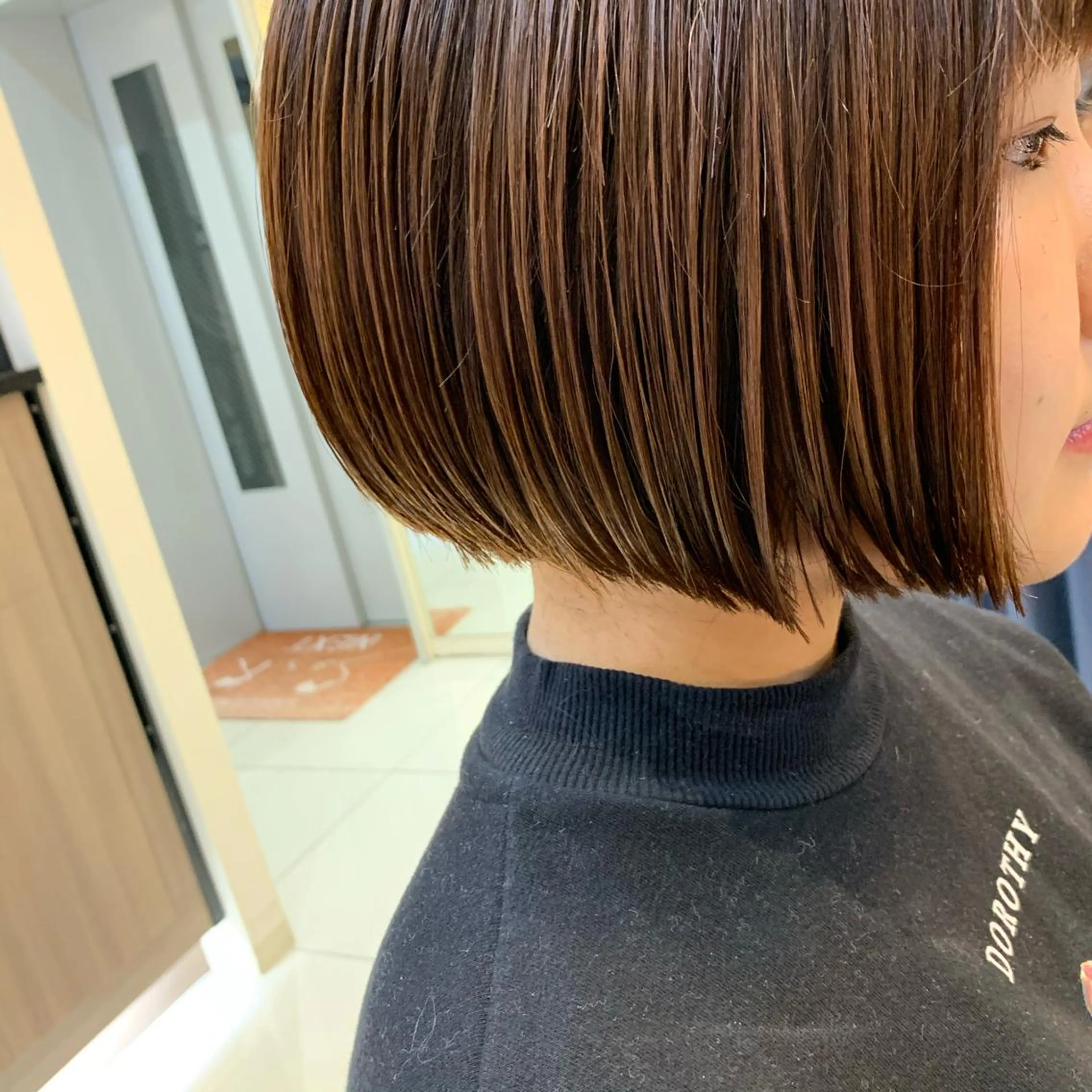 ショート ボブ 早坂 裕真のヘアスタイル