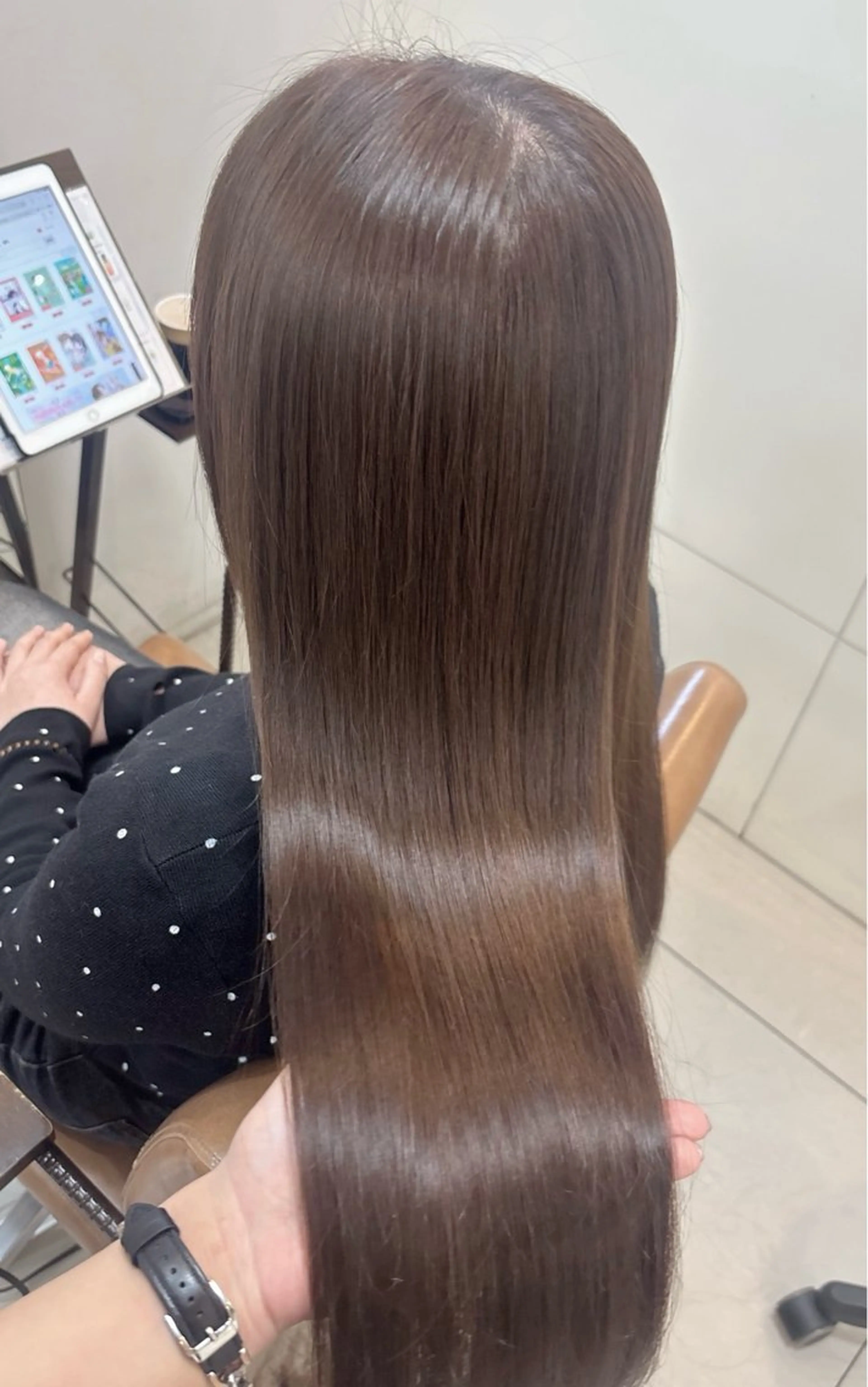 セミロング カラー 透明感カラー 髪質改善 ヘアカラー トリートメント 頭皮×髪質改善 透明感カラー💎中村のヘアスタイル