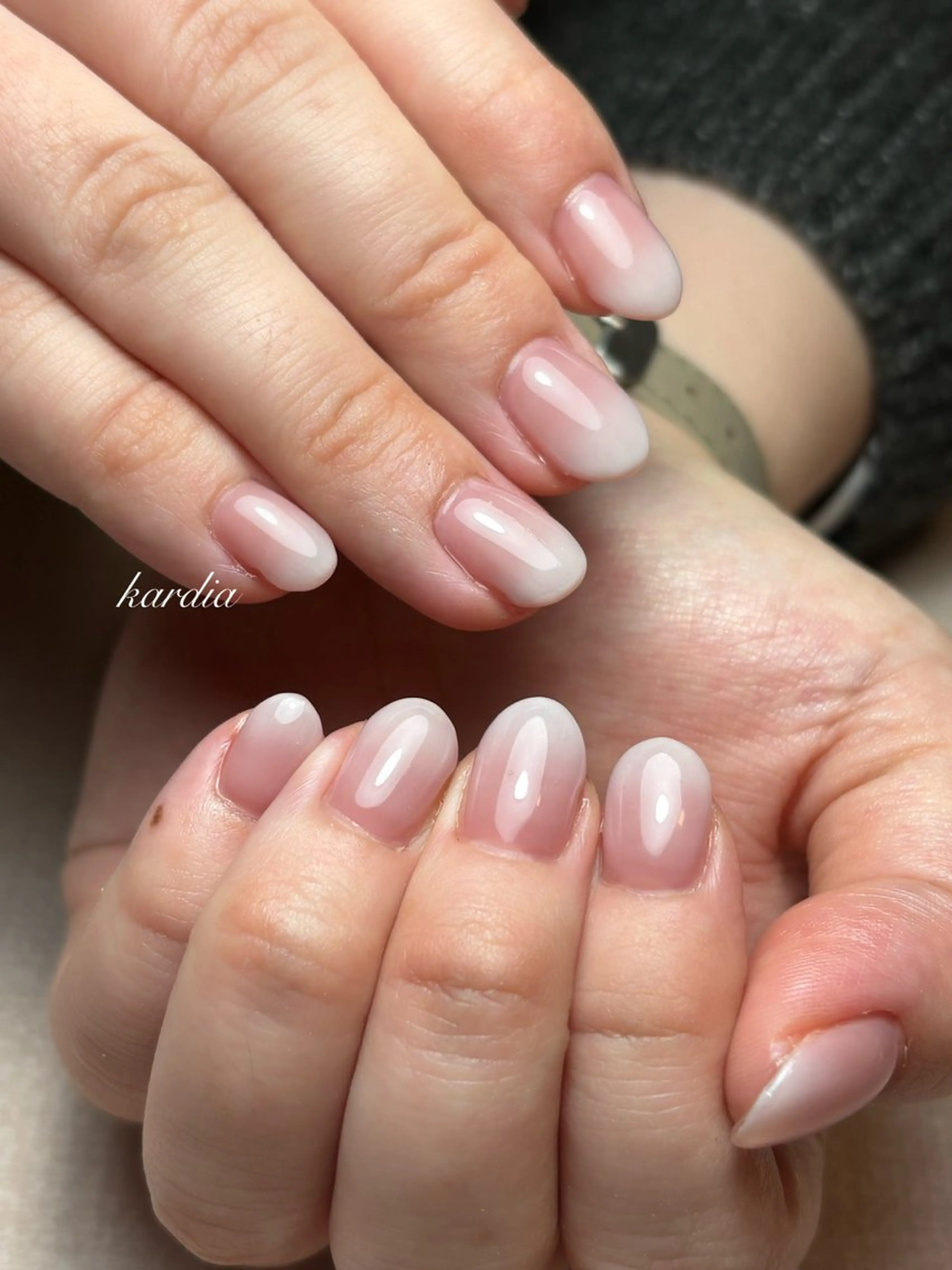 ネイル ハンドネイル καρδιά -ｶﾙﾃﾞｨｱ-のネイルデザイン