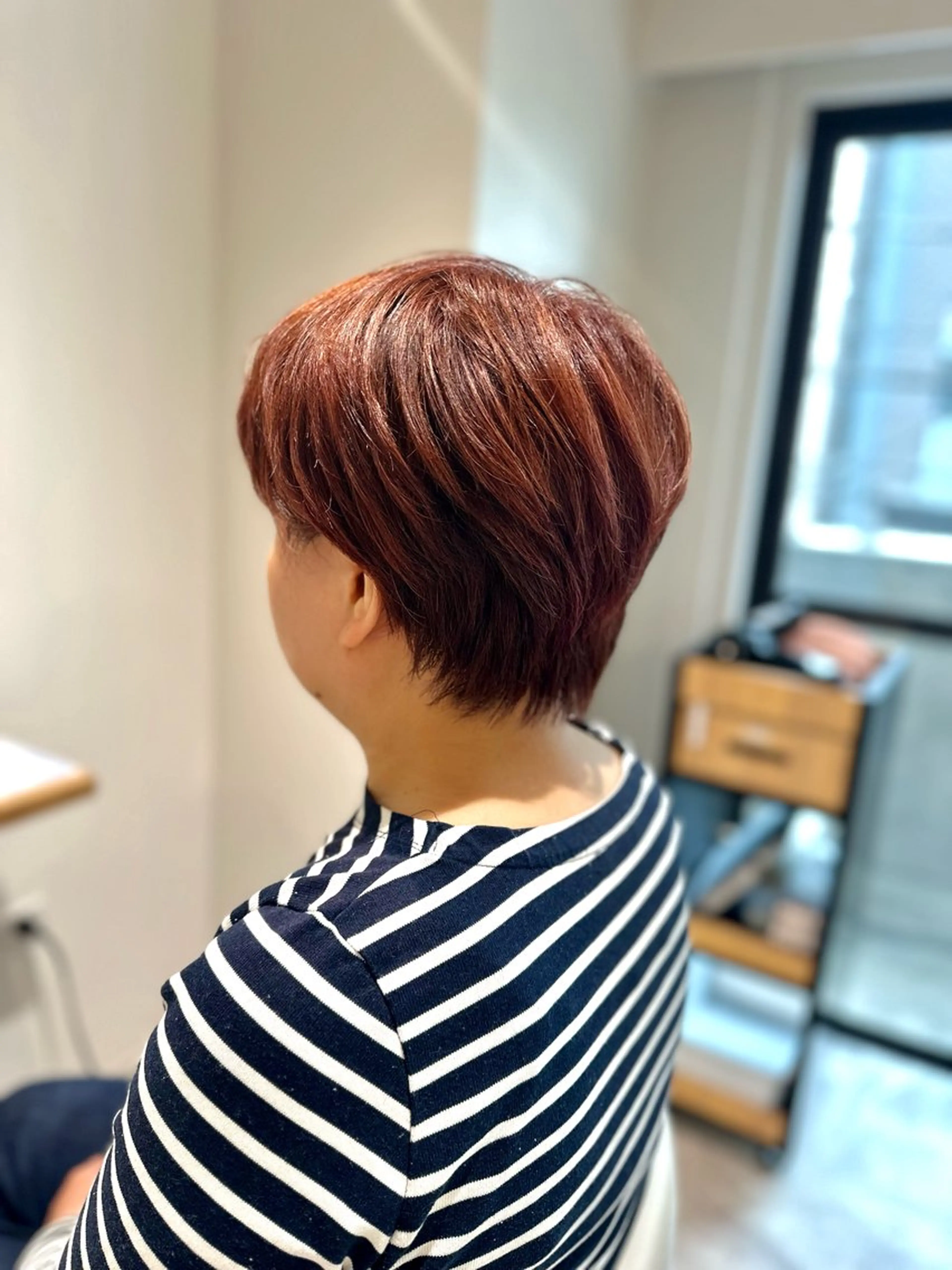 ショート カラー ヘアカラー ヘッドスパ 橋本 侑香のヘアスタイル