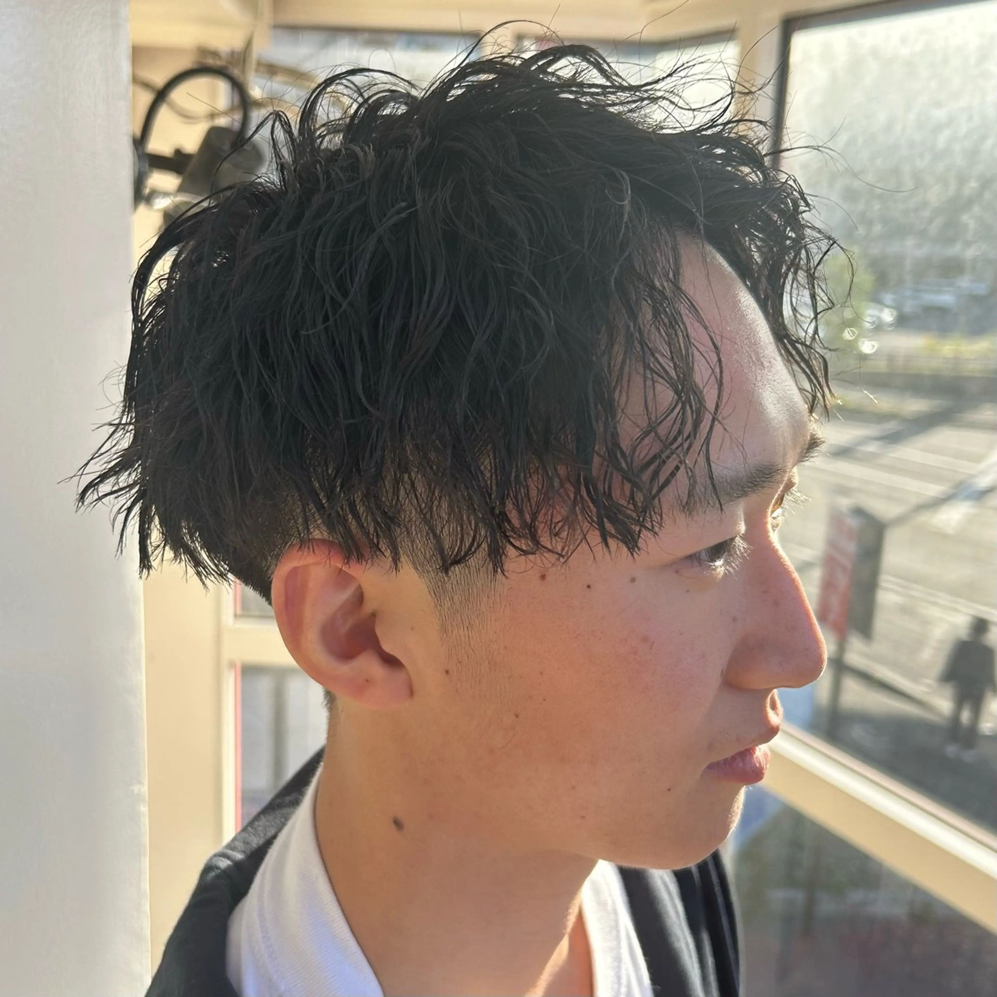 パーマ メンズ フェザーパーマ メンズパーマ 波巻きパーマ カット パーマ メンズパーマ/メンズ カット/たばたよしきのヘアスタイル