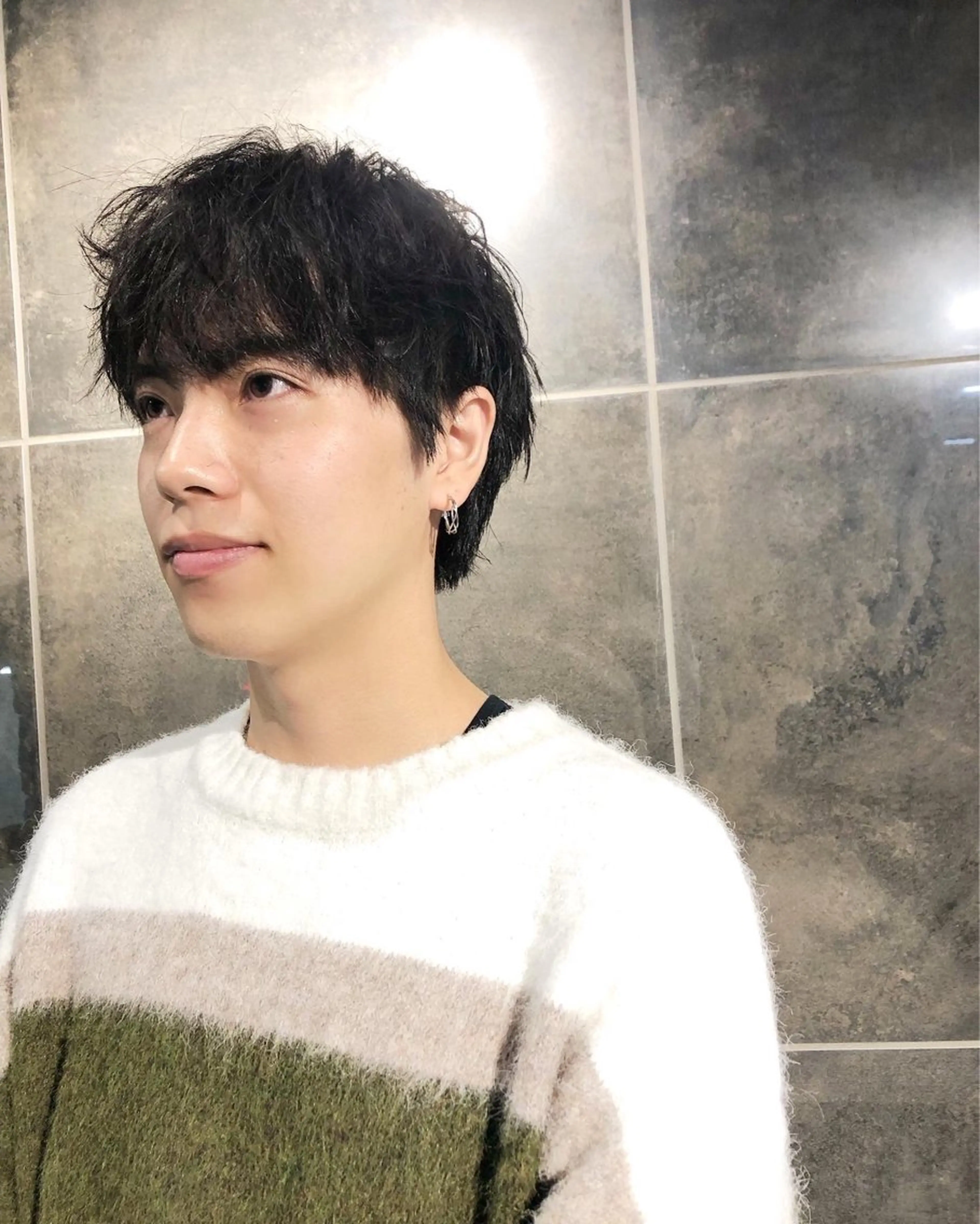 ヘアアレンジ メンズ マッシュ 刈り上げ カット トリートメント ヘアセット ainico+所属・メンズ特化✂️栗原 侑也のヘアスタイル