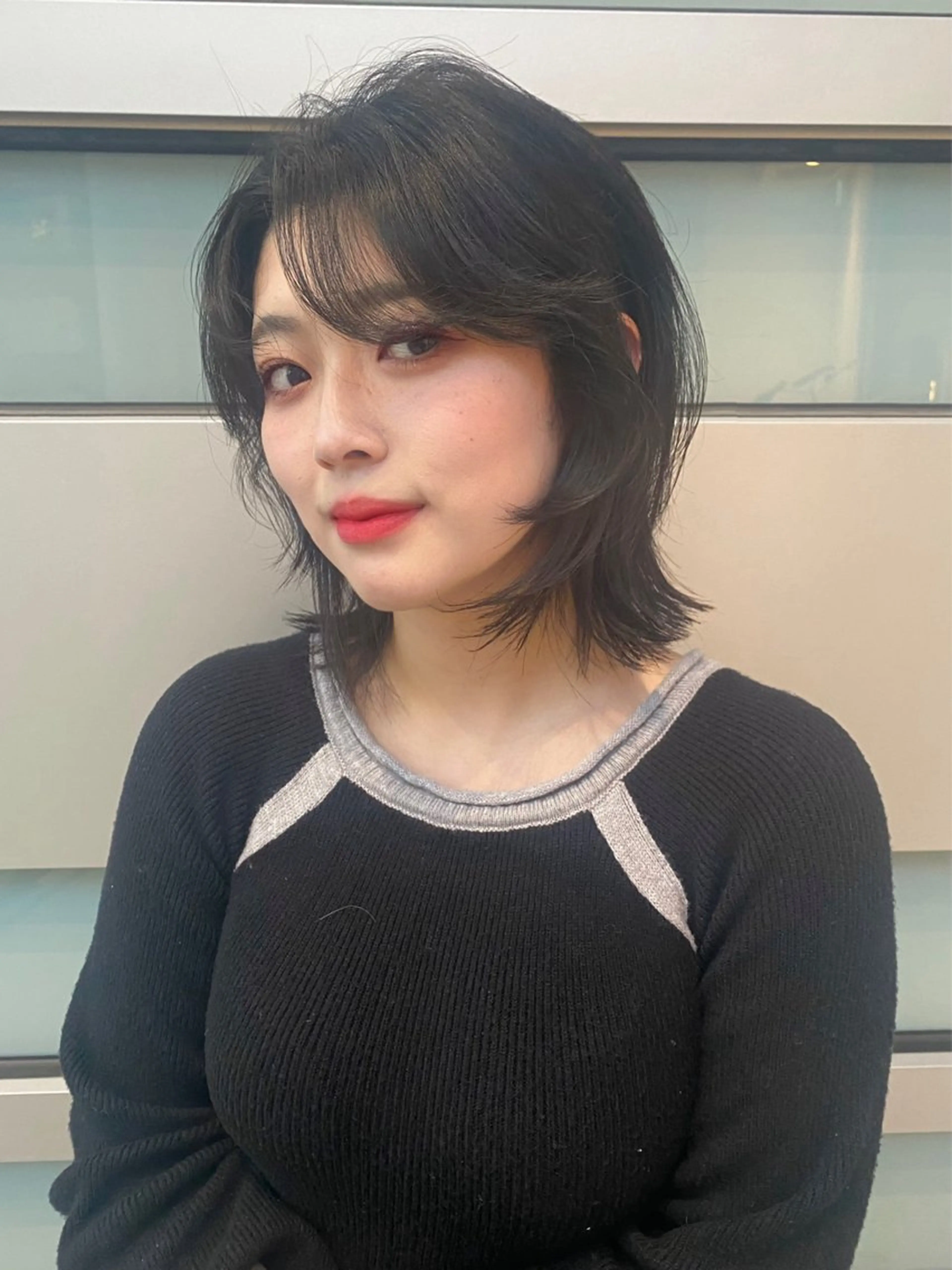 ミディアム カラー カット ヘアカラー トリートメント mai / linoah˚✧のヘアスタイル