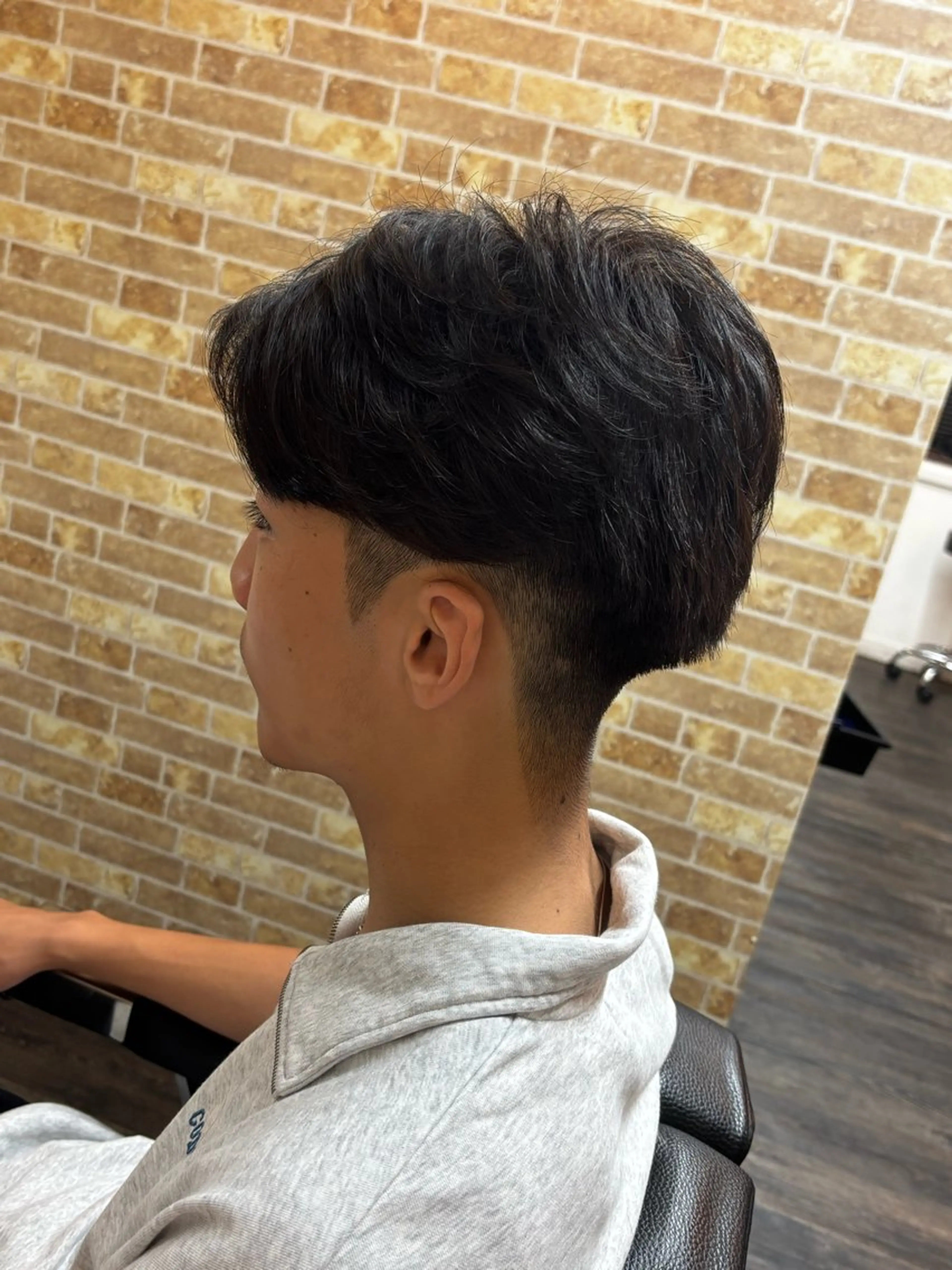 ミディアム パーマ ミディアムパーマ 韓国風ヘア 有松 奈津樹のヘアスタイル