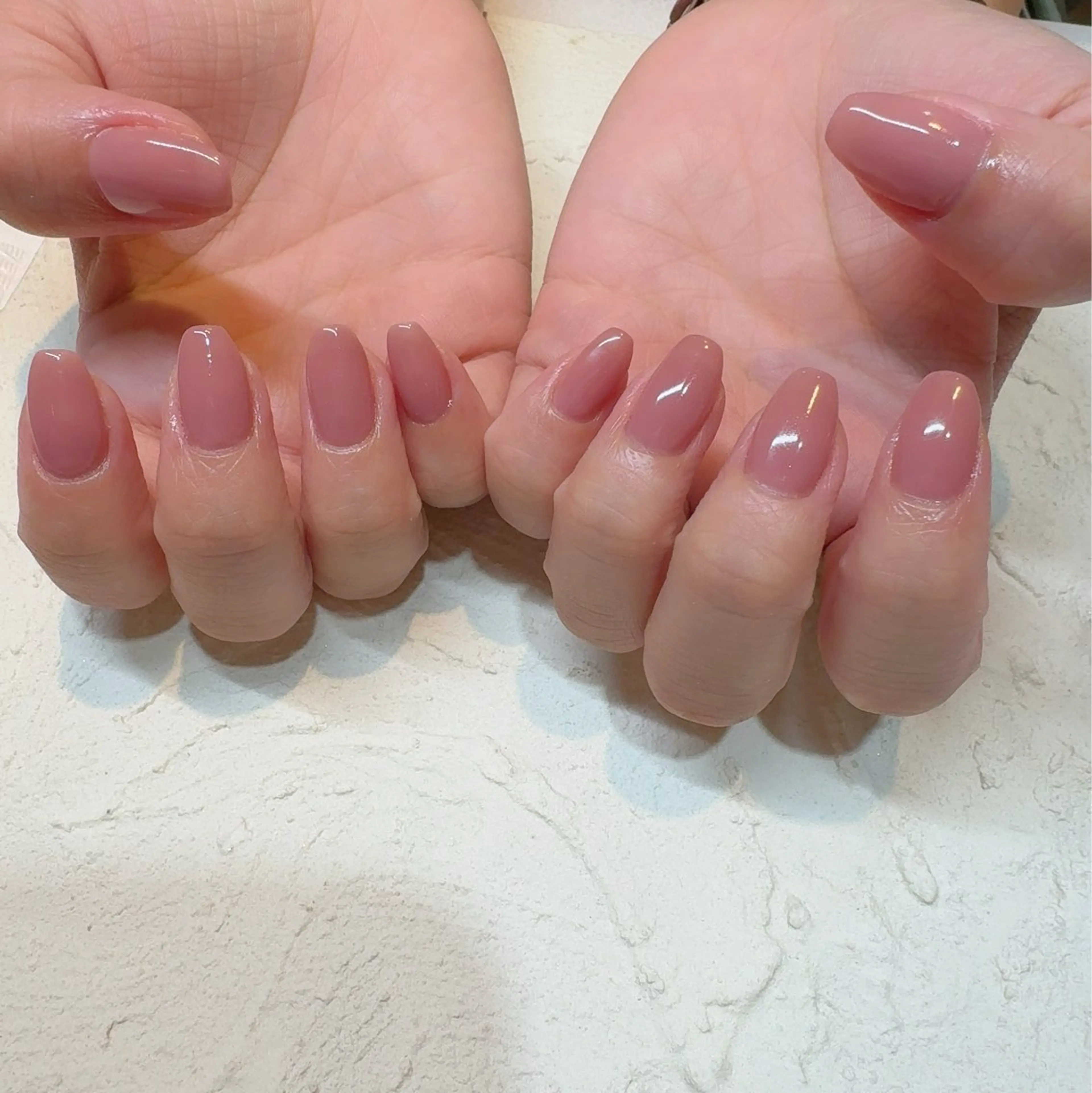 ネイル ブラウン ピンク 🌺🌴N. Rita🥥のネイルデザイン