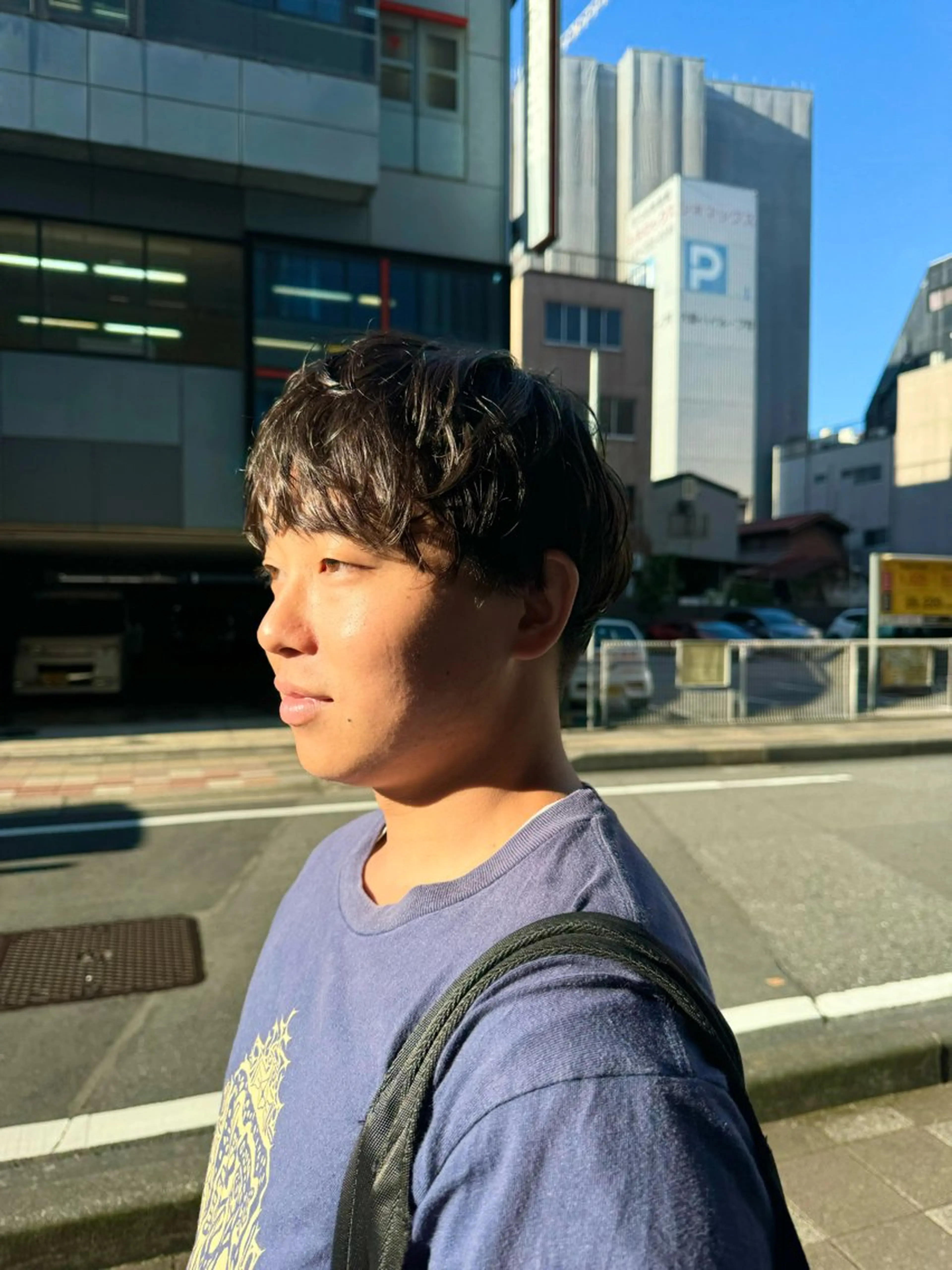 メンズ カット ヘアカラー 米元 春奈のヘアスタイル