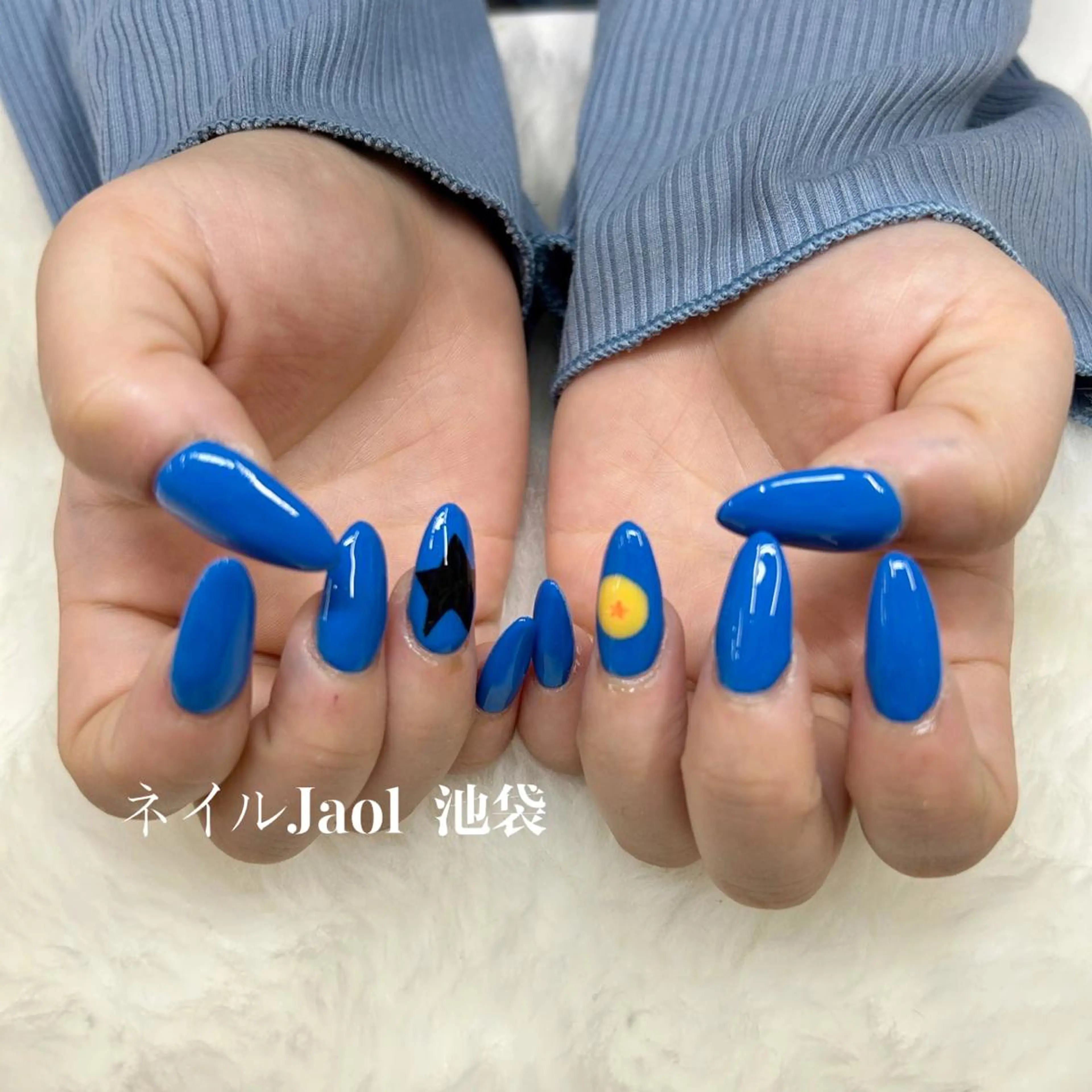 ロング ハンドネイル ネイルJaol 池袋のネイルデザイン