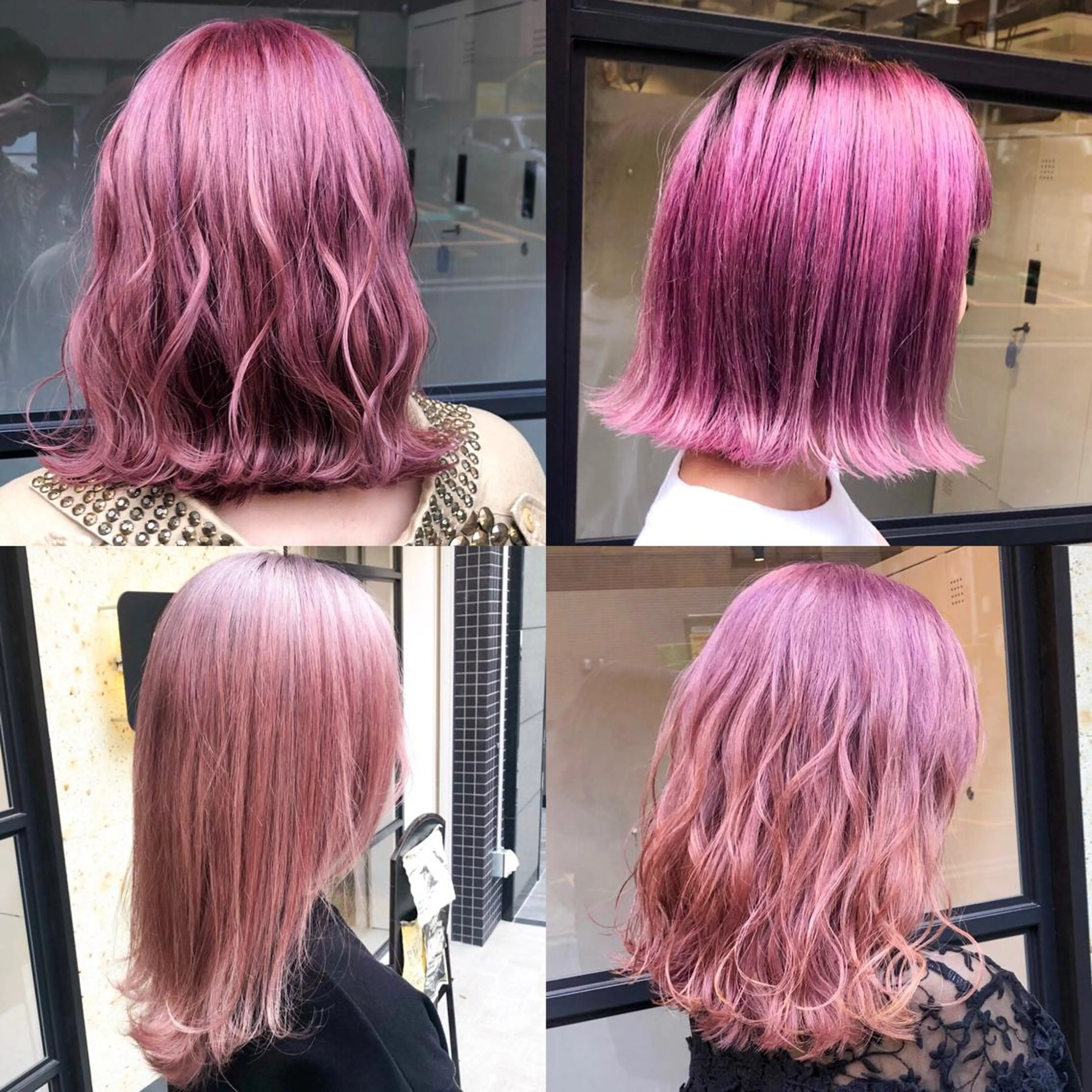 セミロング カラーモデル募集中 美容室ハピスのヘアスタイル