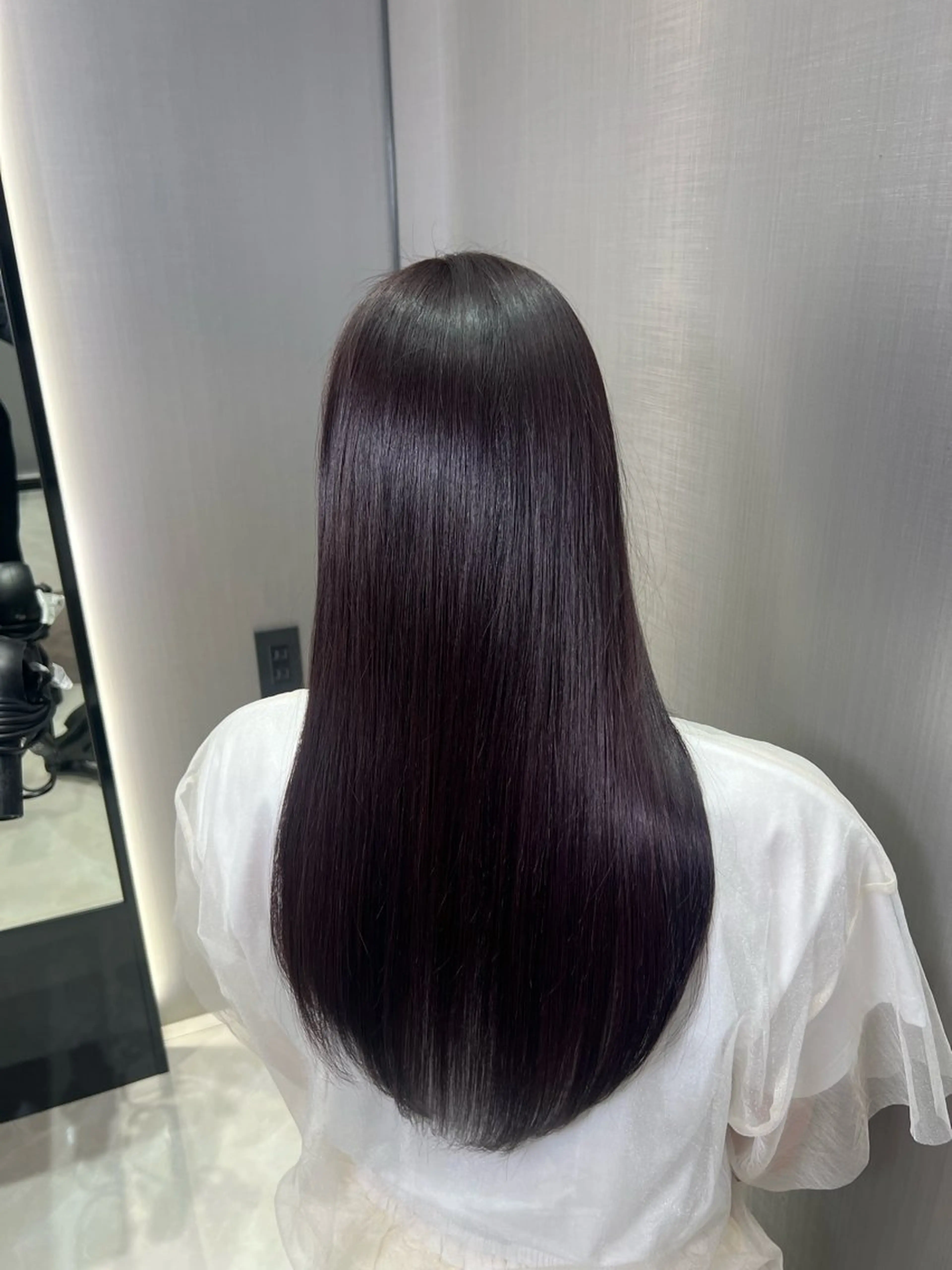 ロング ヘアカラー トリートメント 美髪矯正/髪質改善 /艶髪/千田理名🪞のヘアスタイル