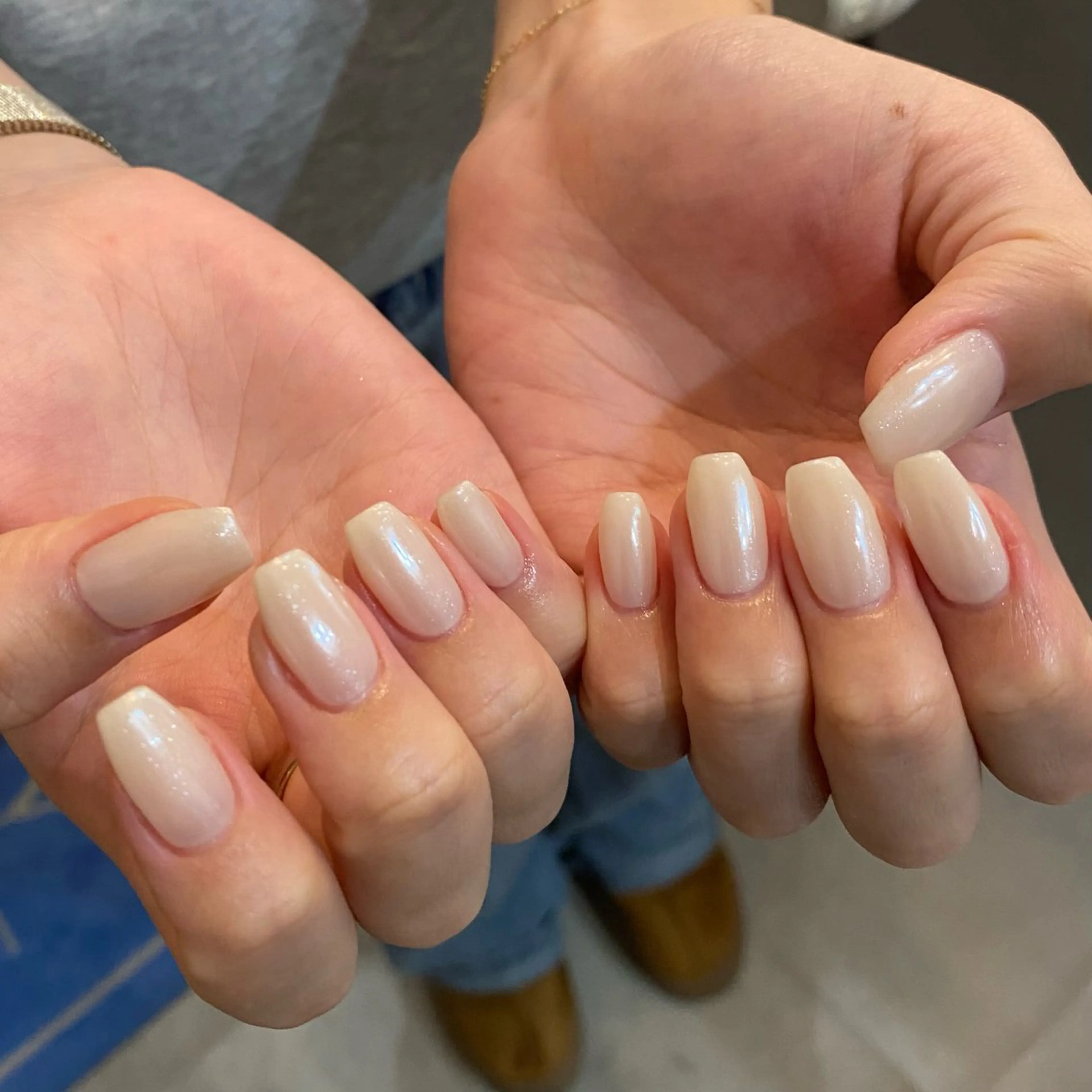 【フィルイン】ミラーネイル◎ワンカラーコース⭐️の写真